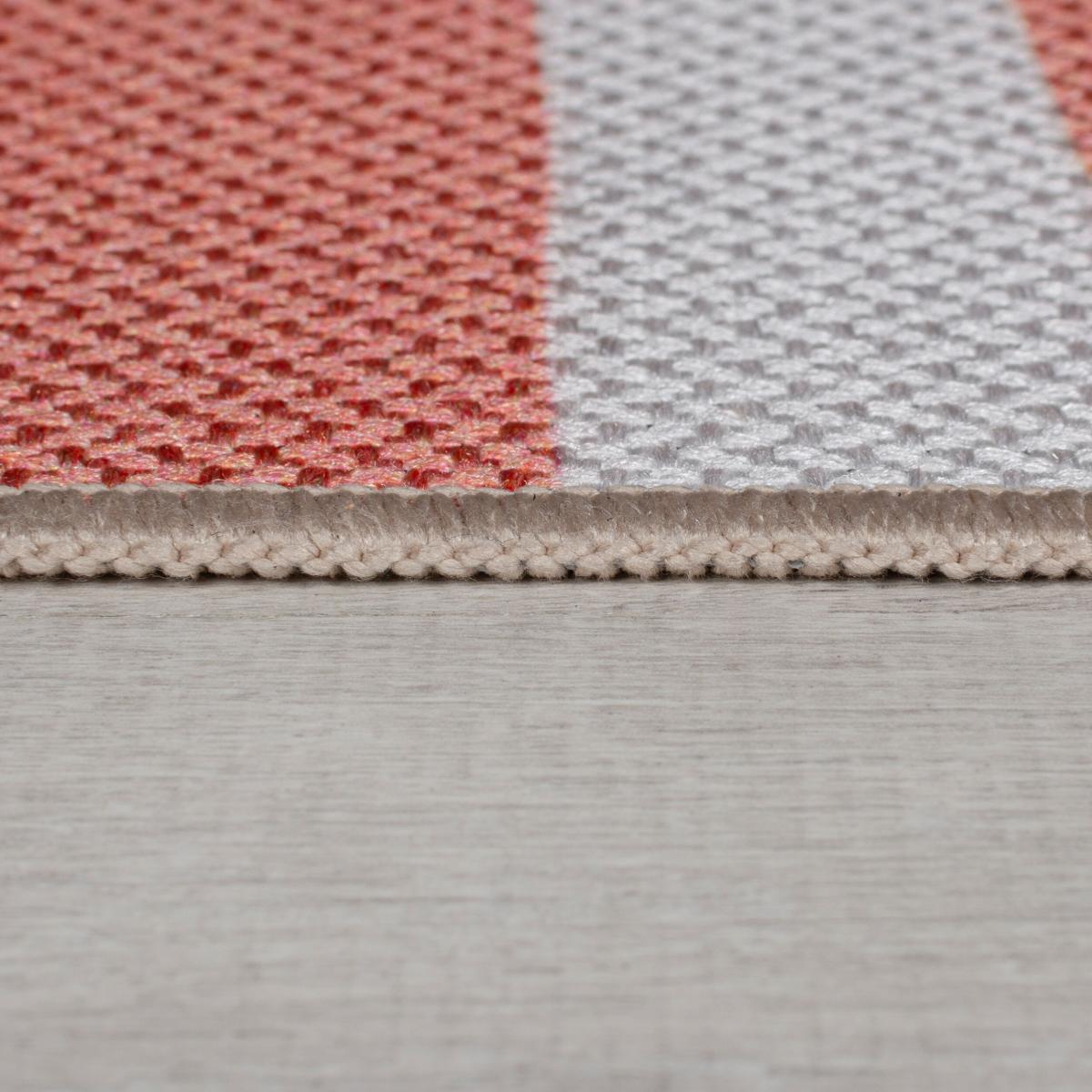 Riveria Lobster Recycled Indoor Outdoor Rug Pink – image 4