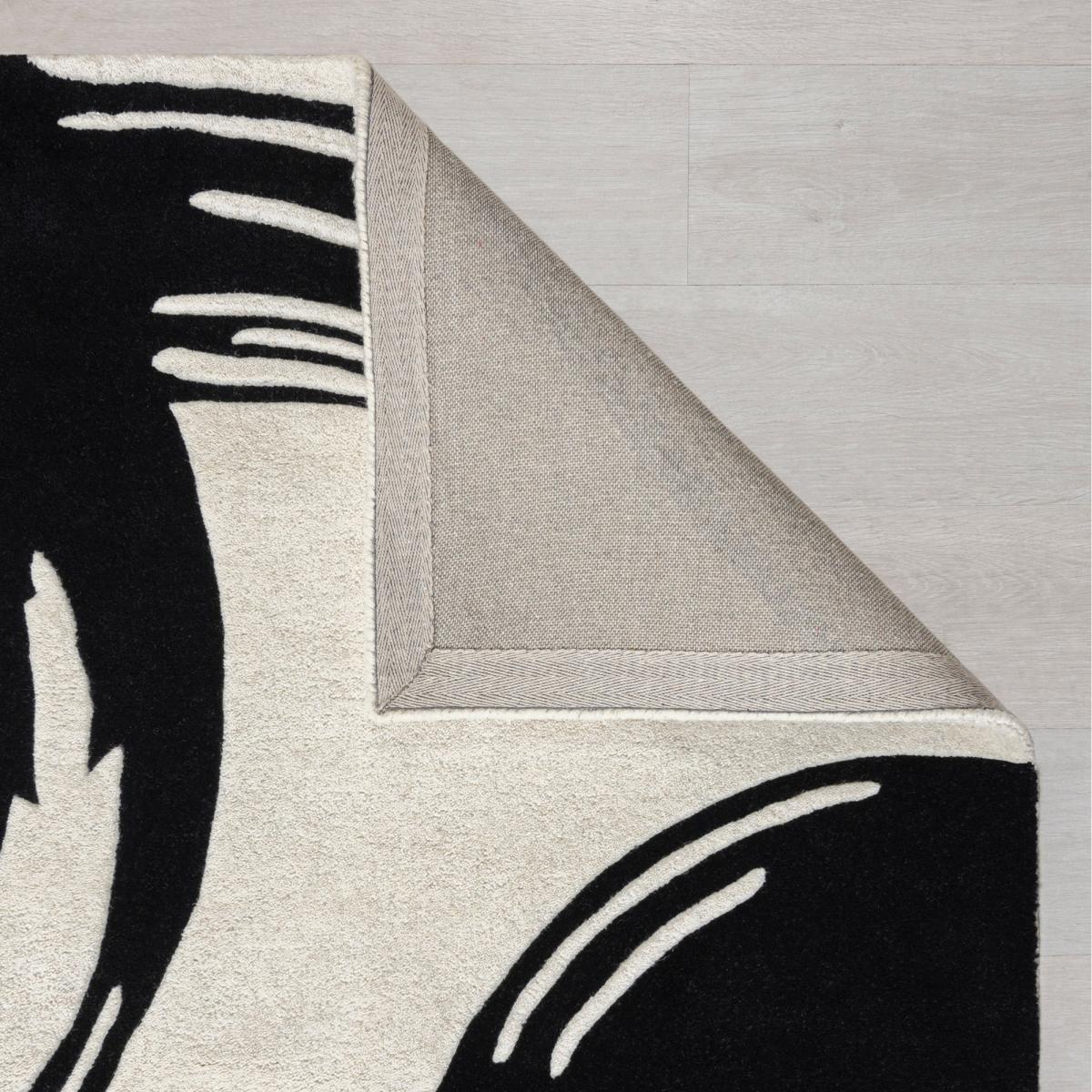 Contour Abstract Rug Contour Abstract Monochrome – image 5
