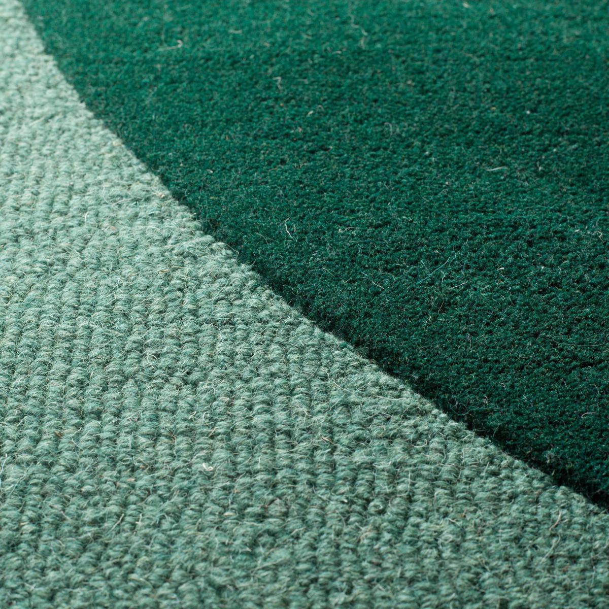 Taro Wool Mix Rug Green and Grey – image 3