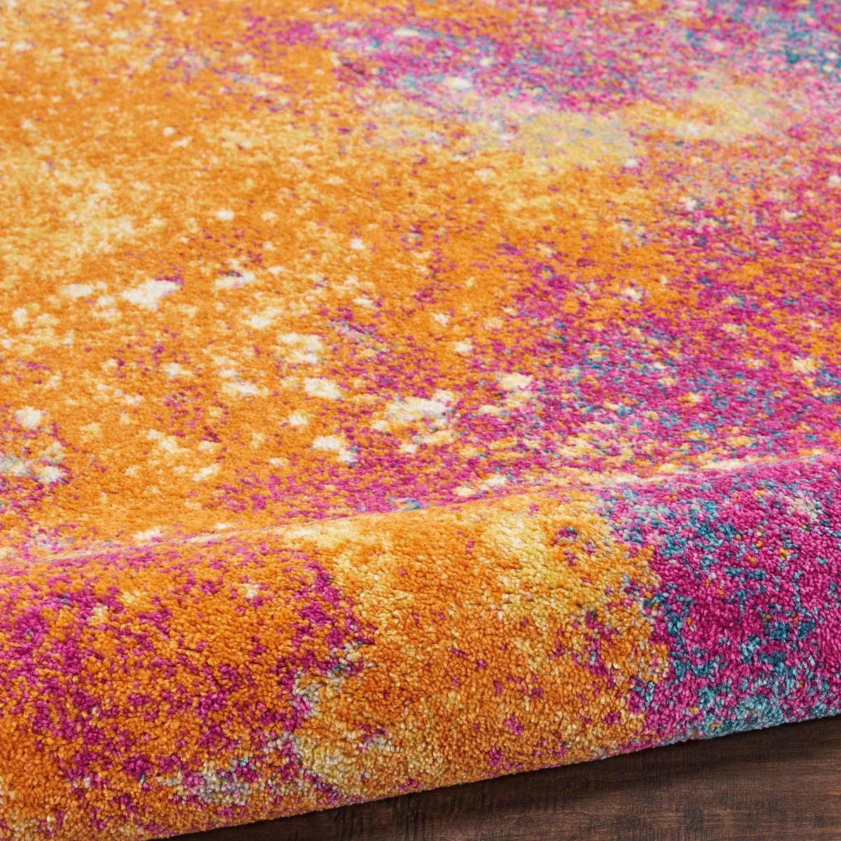 Sunburst Passion Rug Pink/Orange/Blue – image 7