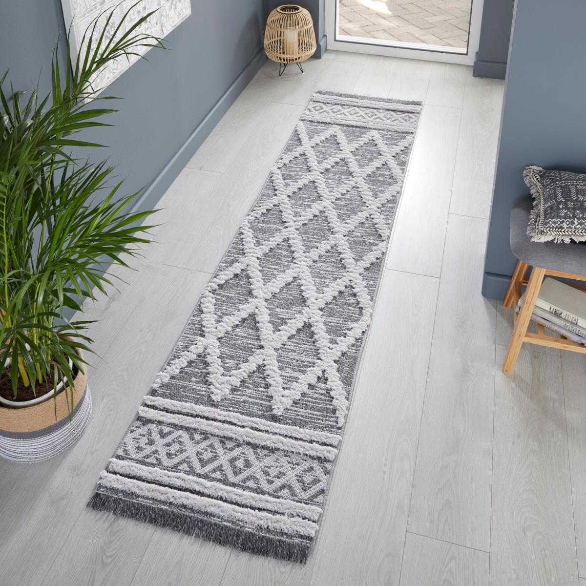 Ezra Runner Grey and White – image 1