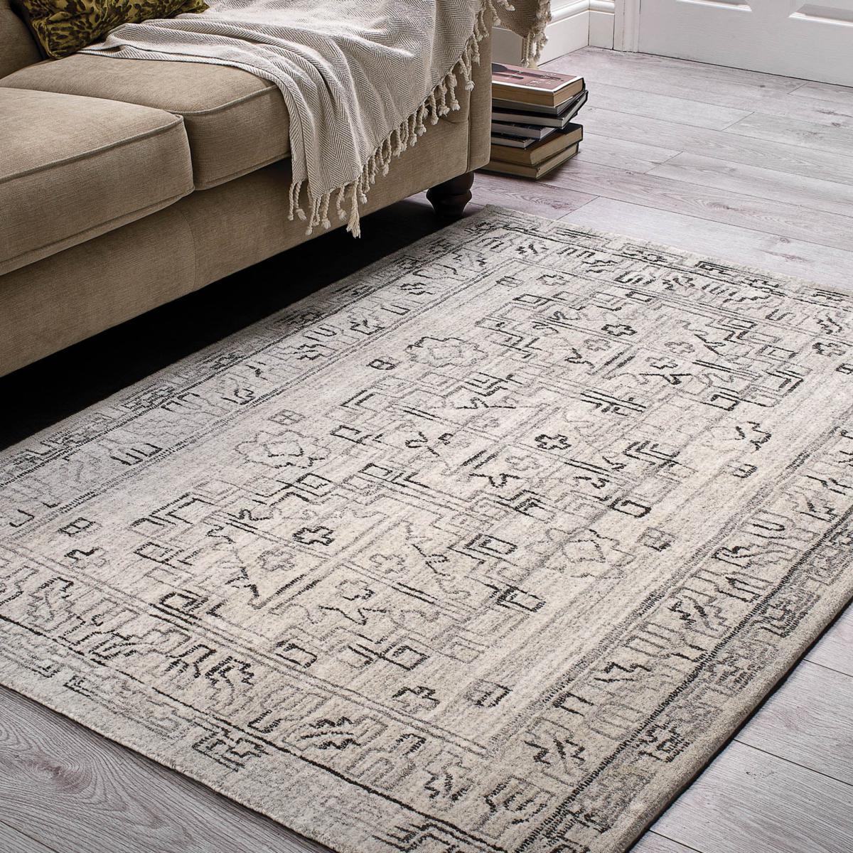 Dorma Beige Traditional Viscose Rug Natural – image 2