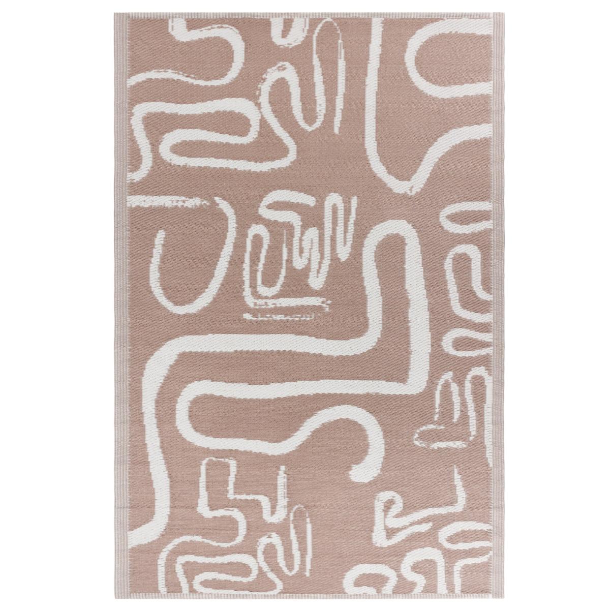 furn. Klay Natural Reversible Indoor Outdoor Rug Beige/White – image 3