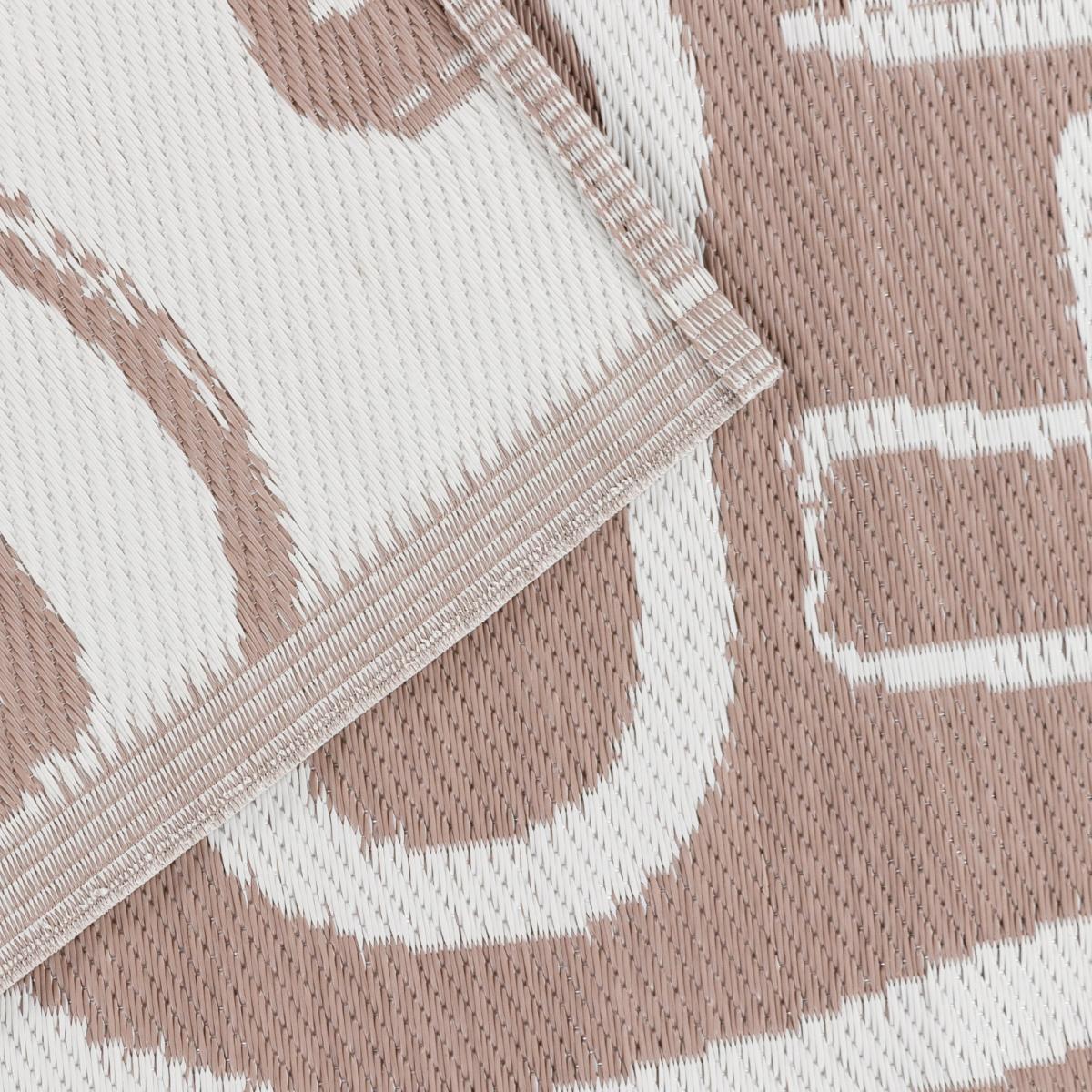 furn. Klay Natural Reversible Indoor Outdoor Rug Beige/White – image 5