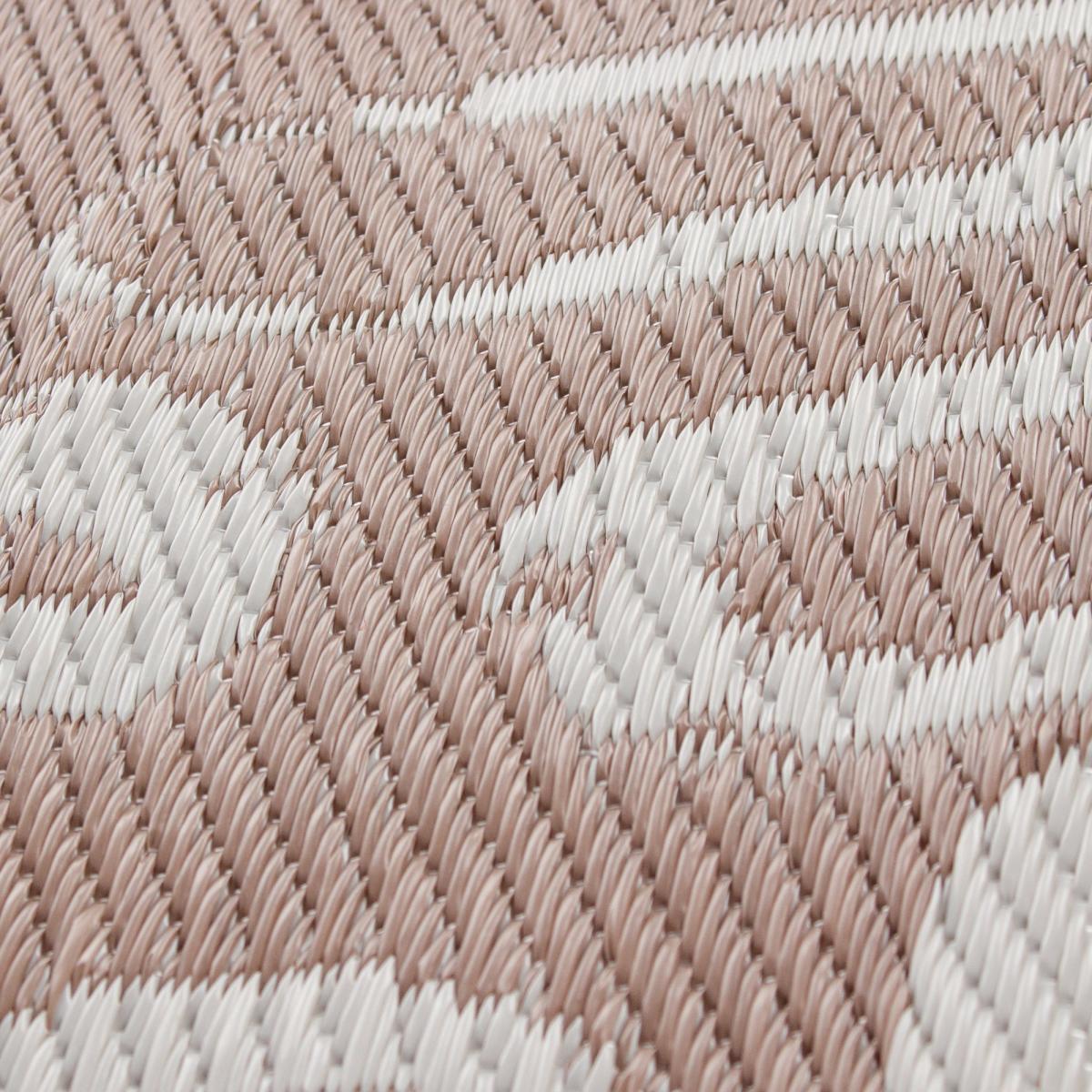 furn. Klay Natural Reversible Indoor Outdoor Rug Beige/White – image 6