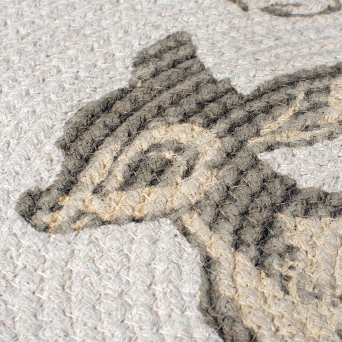 Disney Bambi Cotton Round Rug Natural – image 2