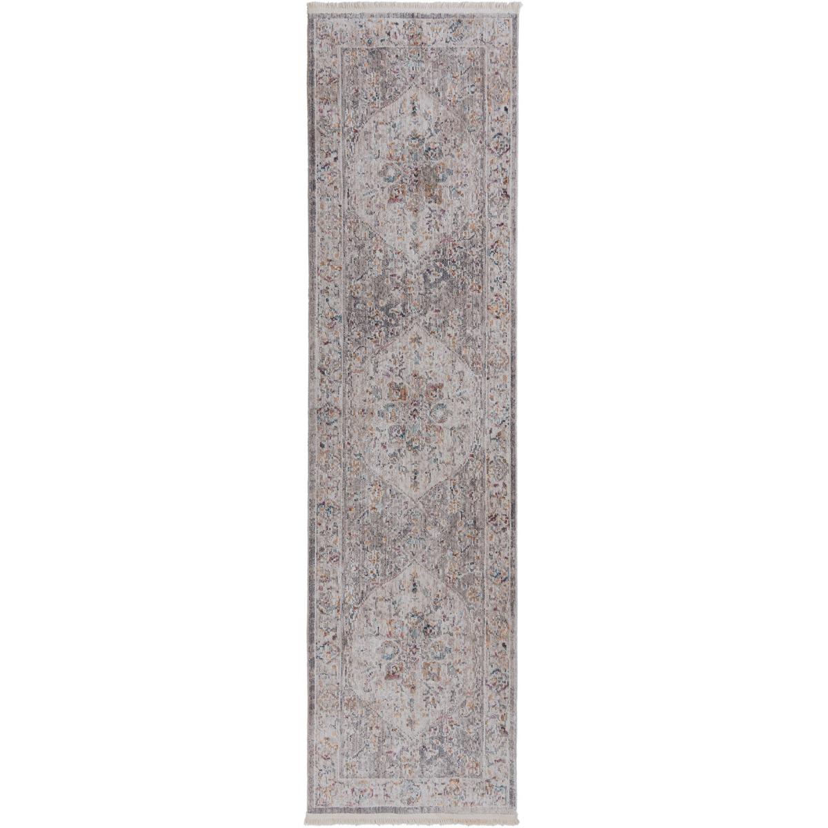 Soraya Traditional Stair Runner Soraya Silver – image 2