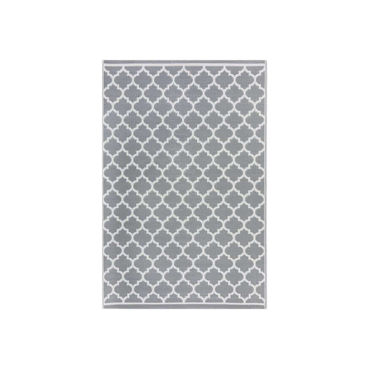 Trellis Indoor Outdoor Rug Light Grey – image 1