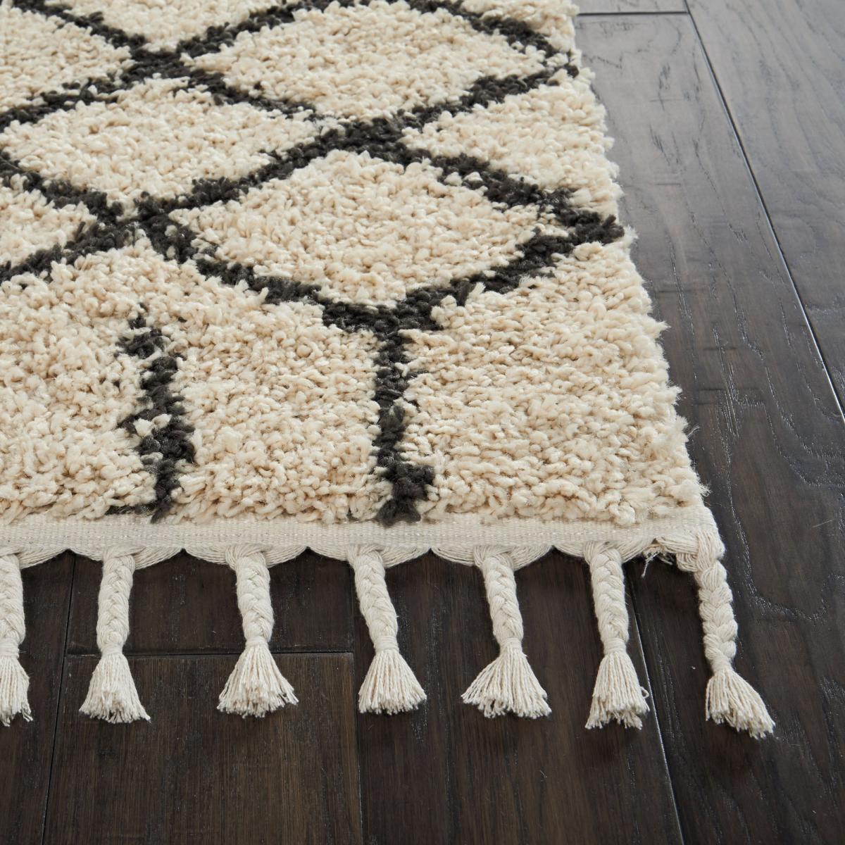 Moroccan 1 Shaggy Rug Natural – image 6
