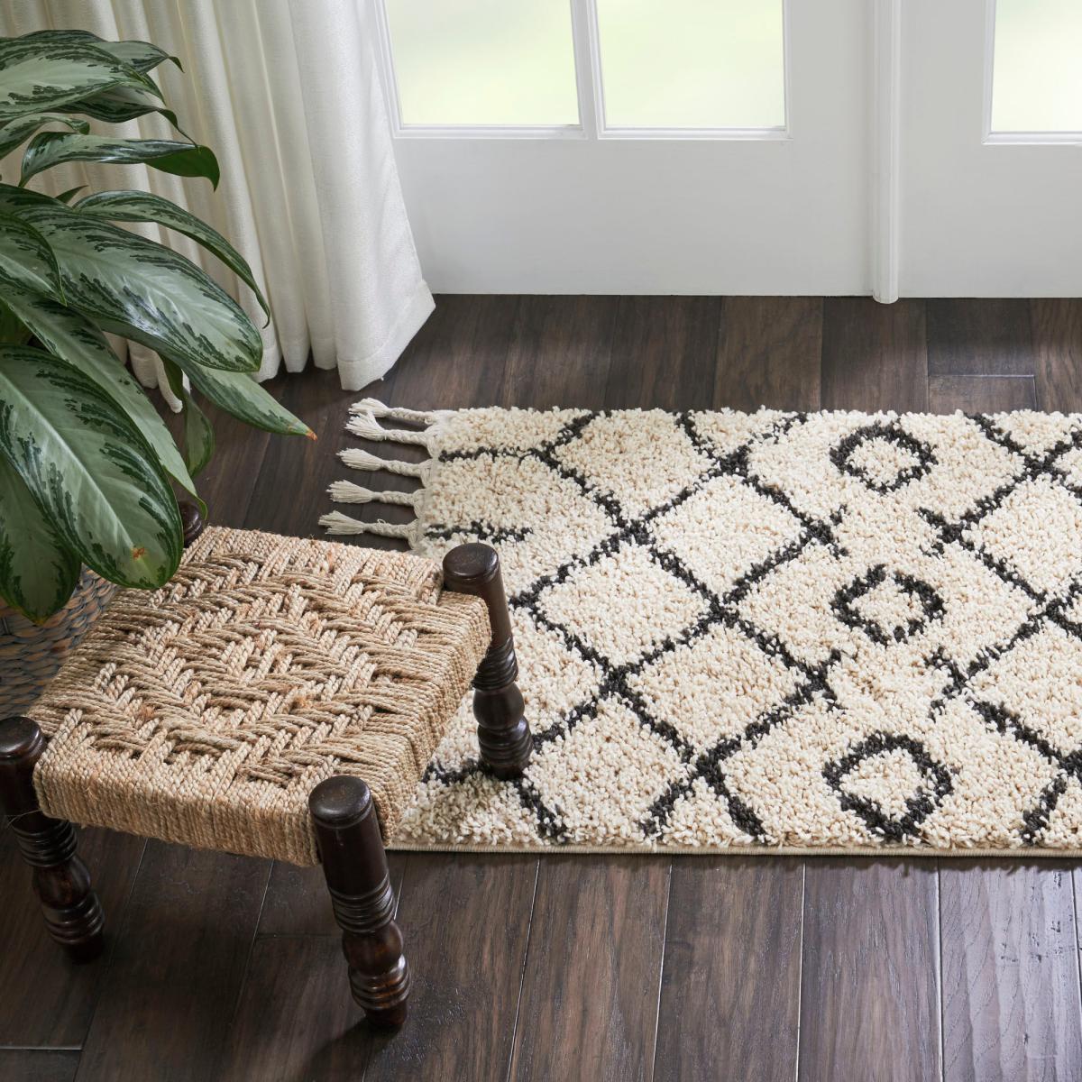 Moroccan 1 Shaggy Rug Natural – image 1