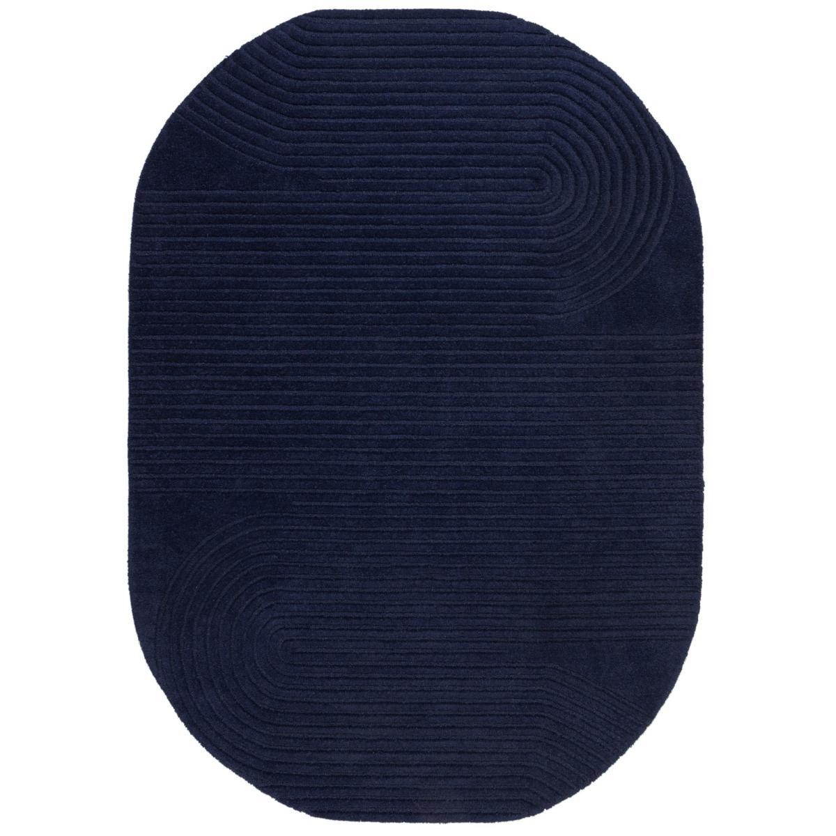 Elements Fard Wool Rug Navy Blue – image 2
