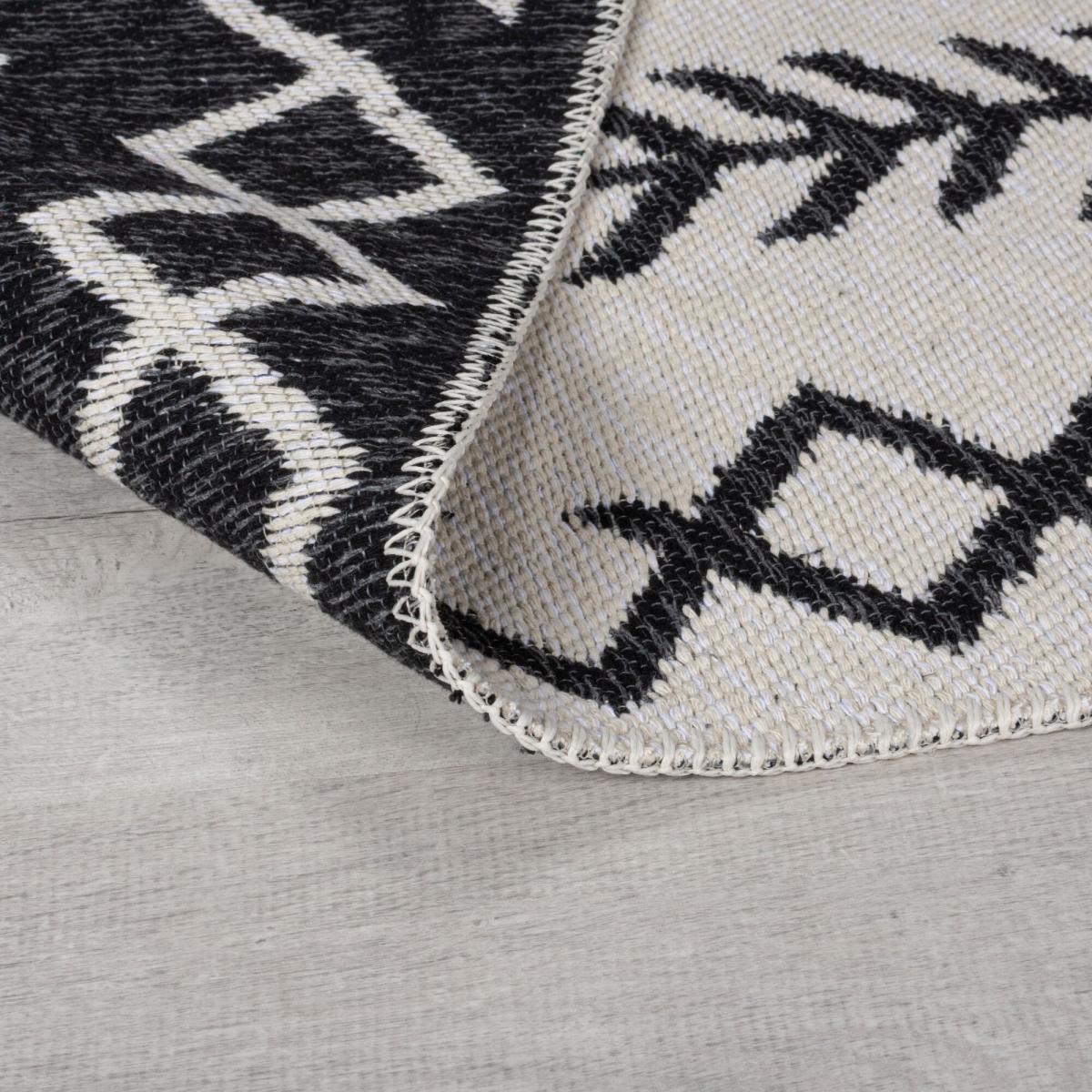 Edie Recycled Rug Edie Black – image 3