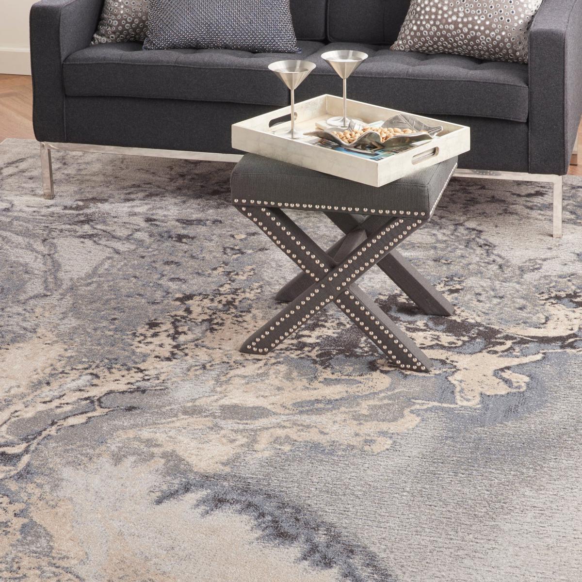 Grey Maxell 8 Rug Grey/Natural – image 3