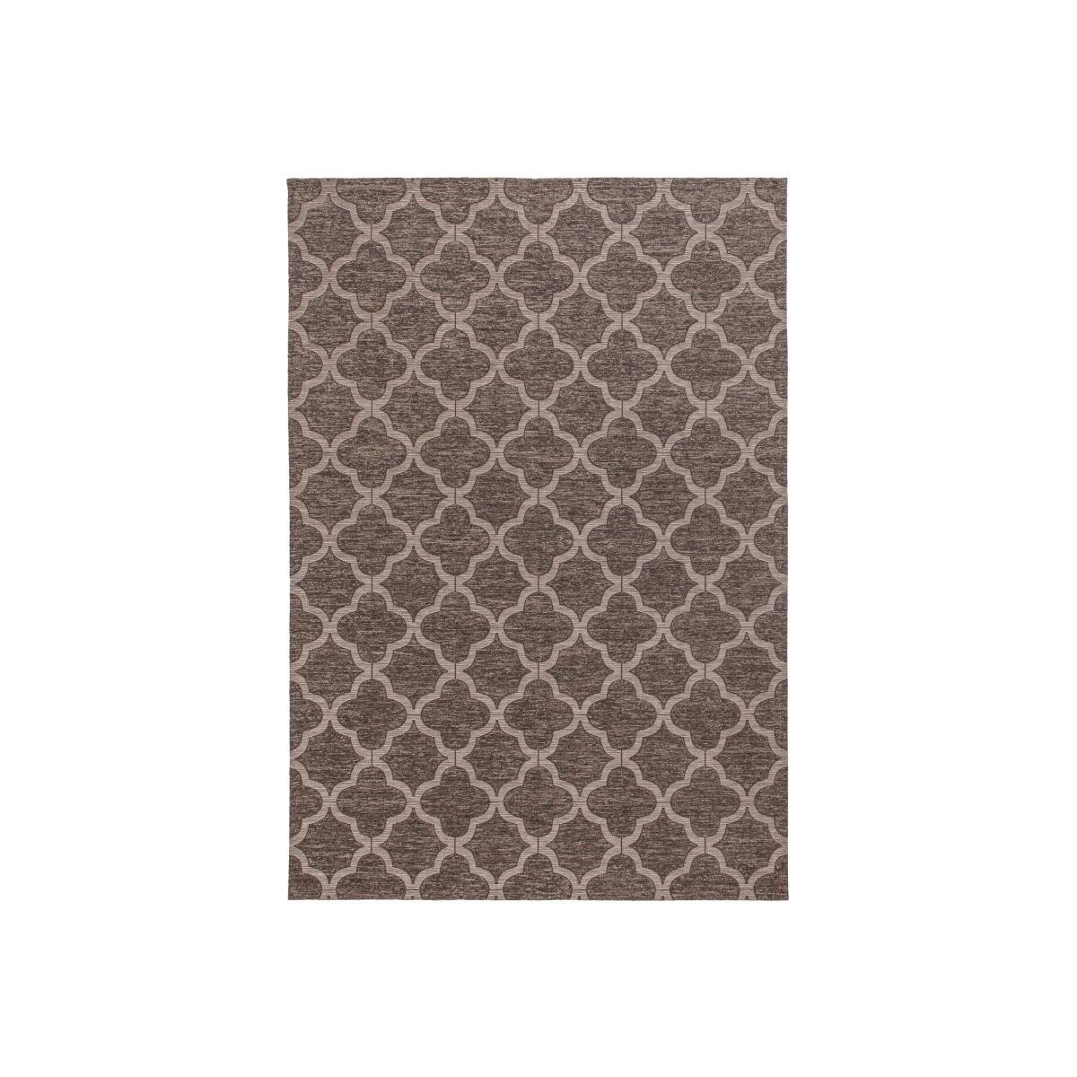 Grey Trellis Chenille Rug Grey – image 1