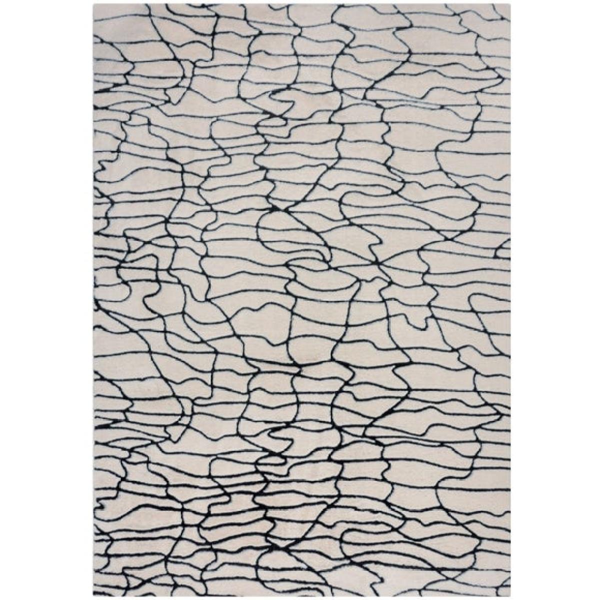 Faron Abstract Faux Fur Luxe Rug – image 5