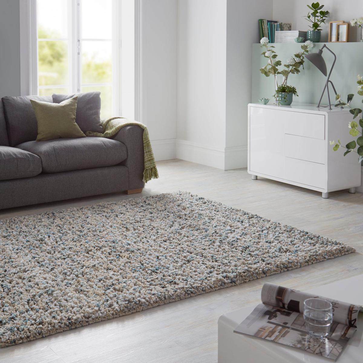 Ava Shaggy Rug Grey – image 2