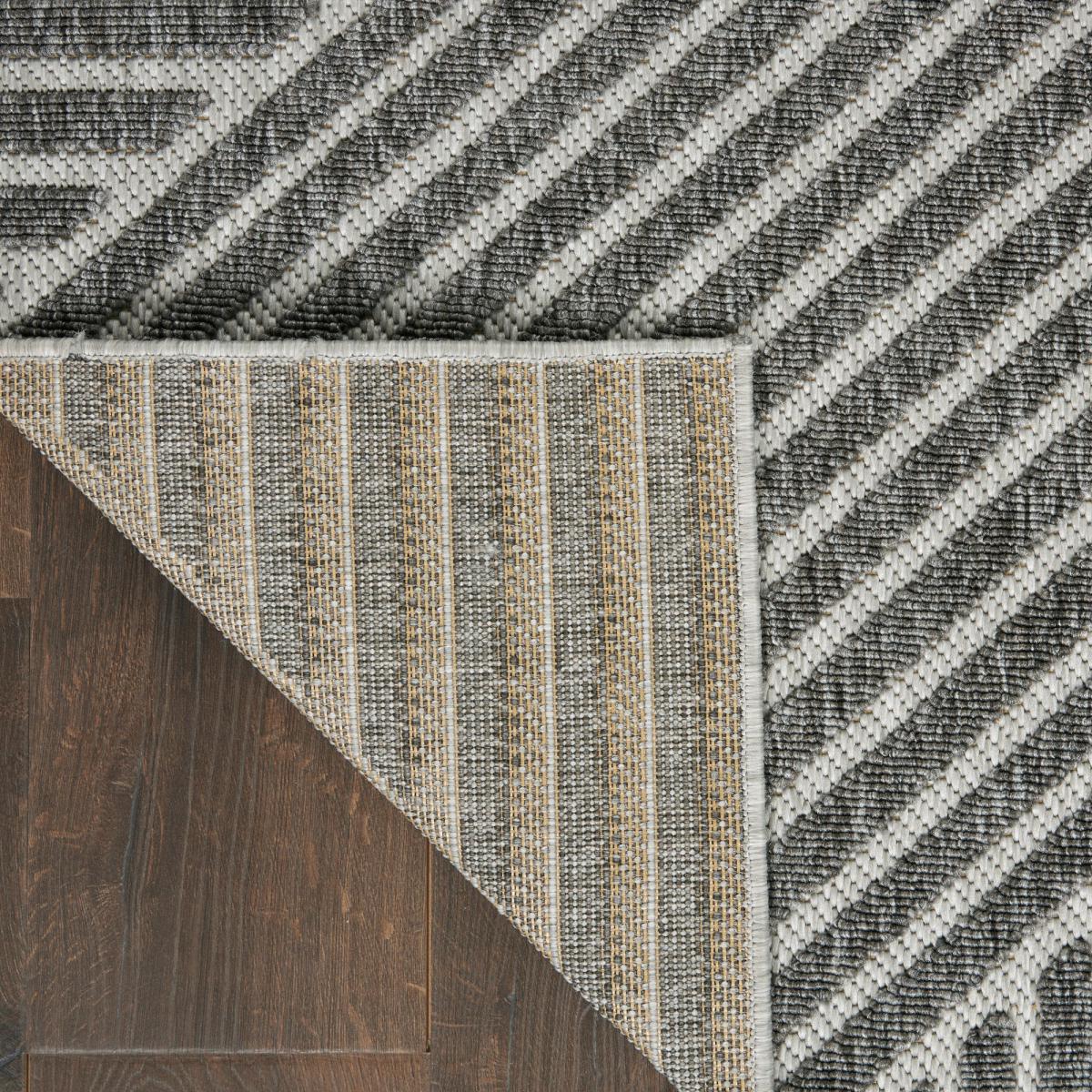 Cozumel Stripe Indoor Outdoor Rug Cozumel Stripe Grey – image 8
