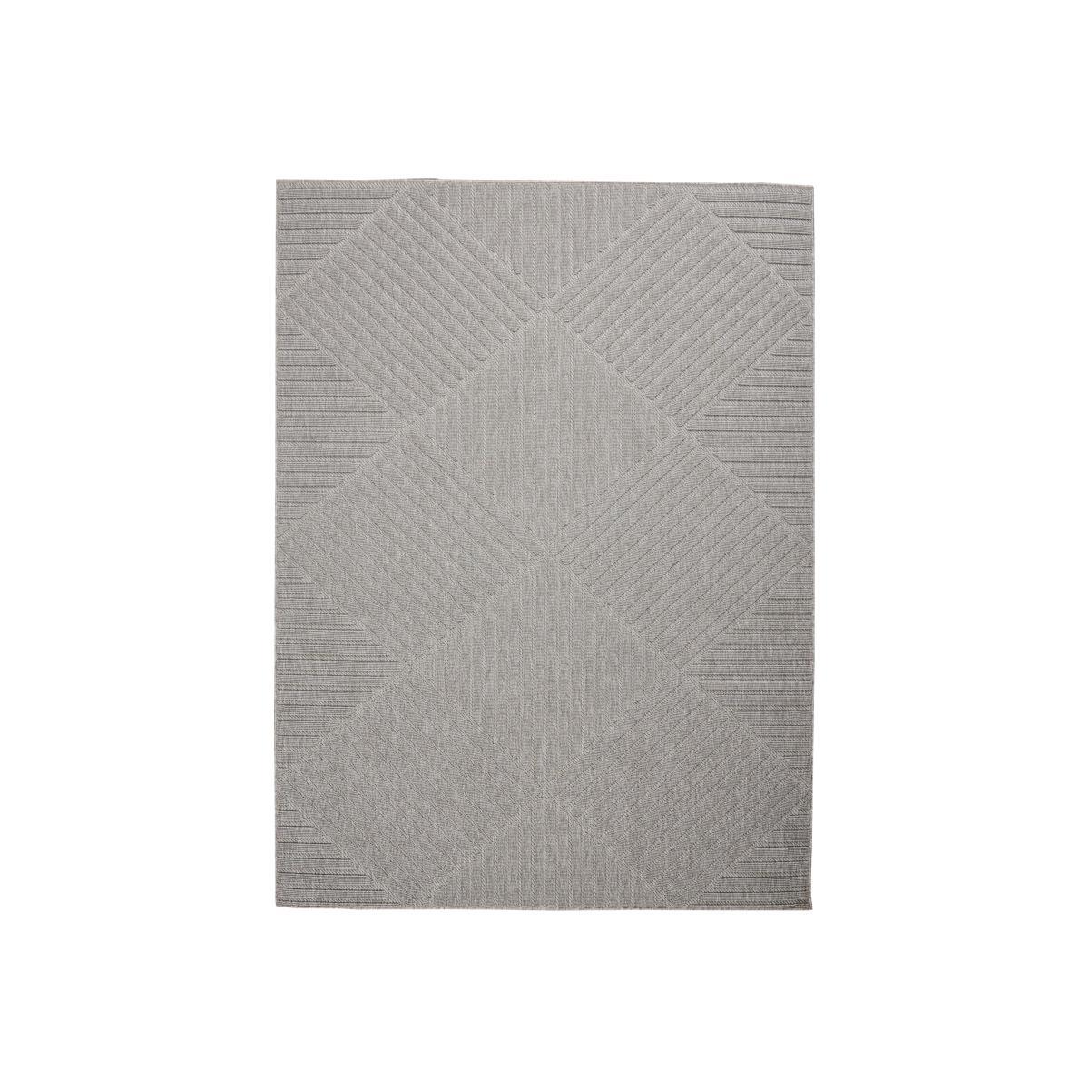 Cozumel Stripe Indoor Outdoor Rug Cozumel Stripe Grey – image 1