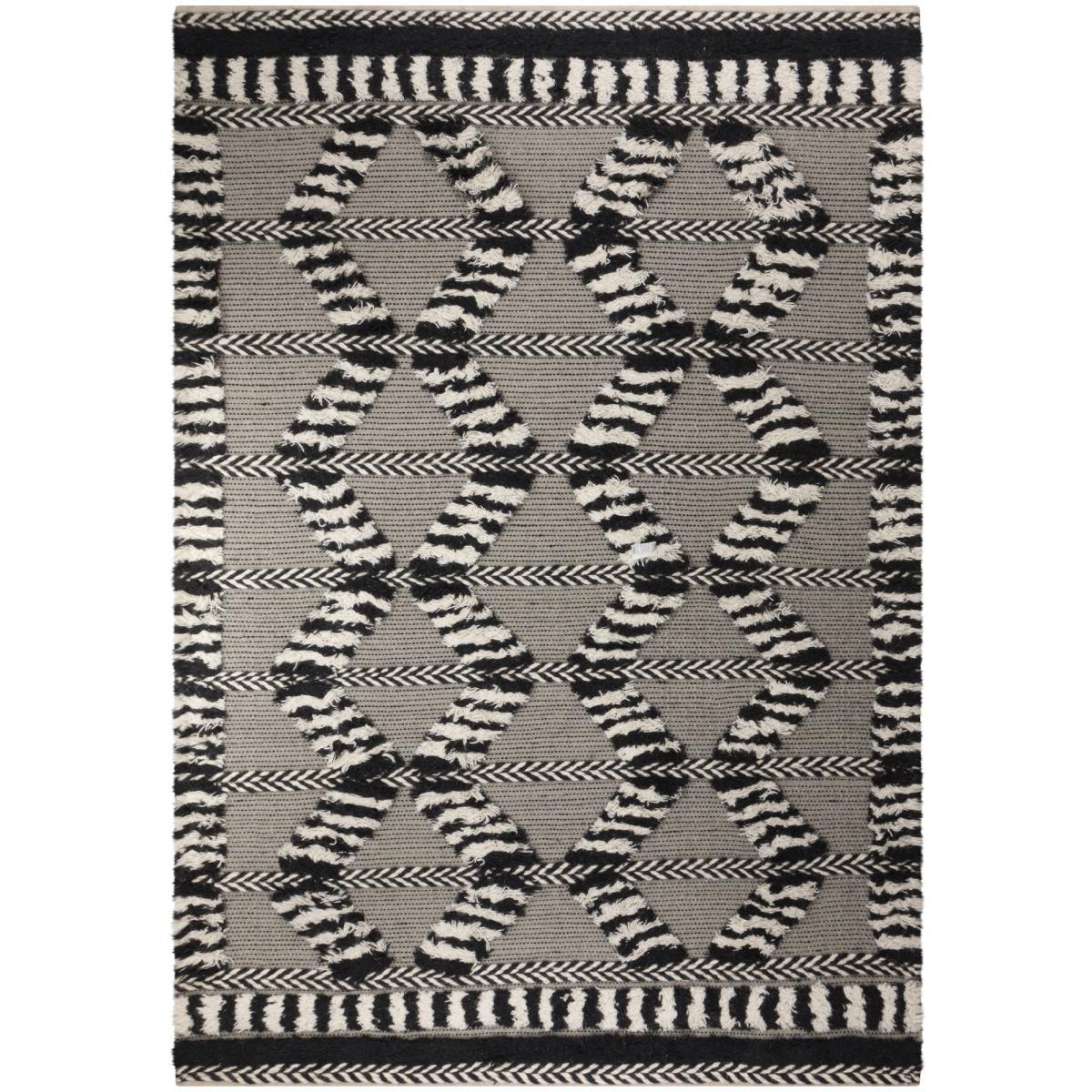 Marley Wool Rug Grey and Black – image 2