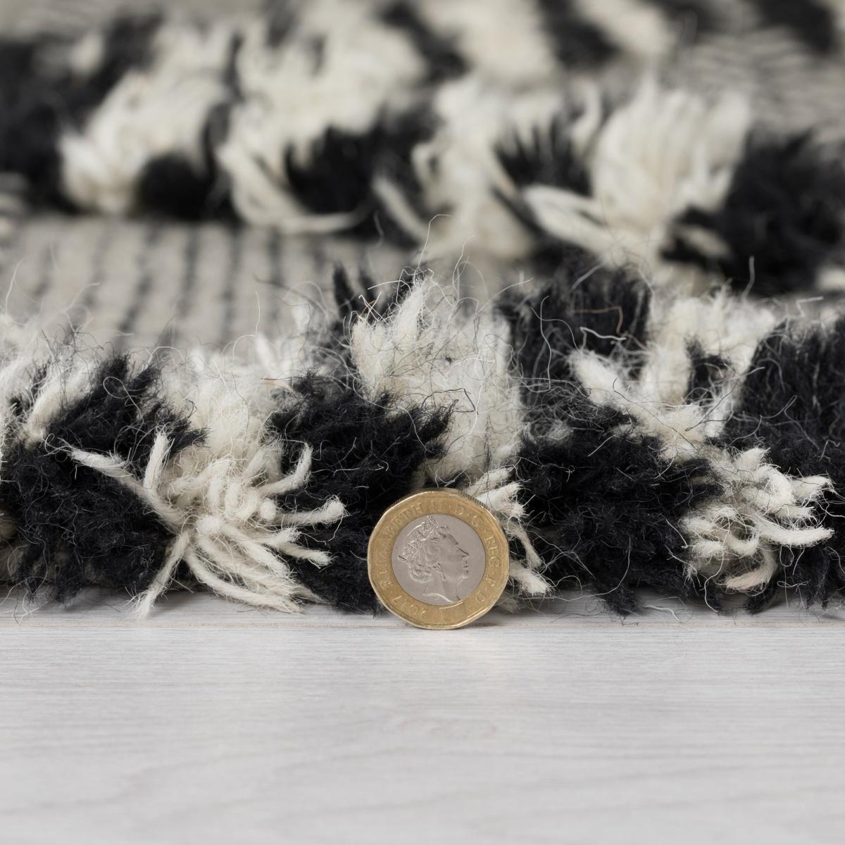 Marley Wool Rug Grey and Black – image 5