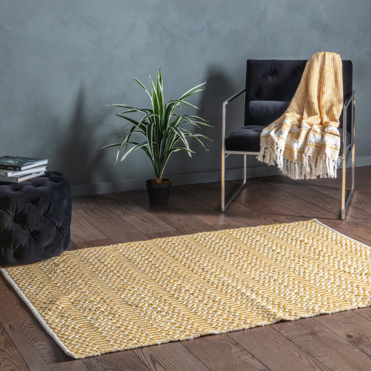 Kishan Rug Black and white – image 3