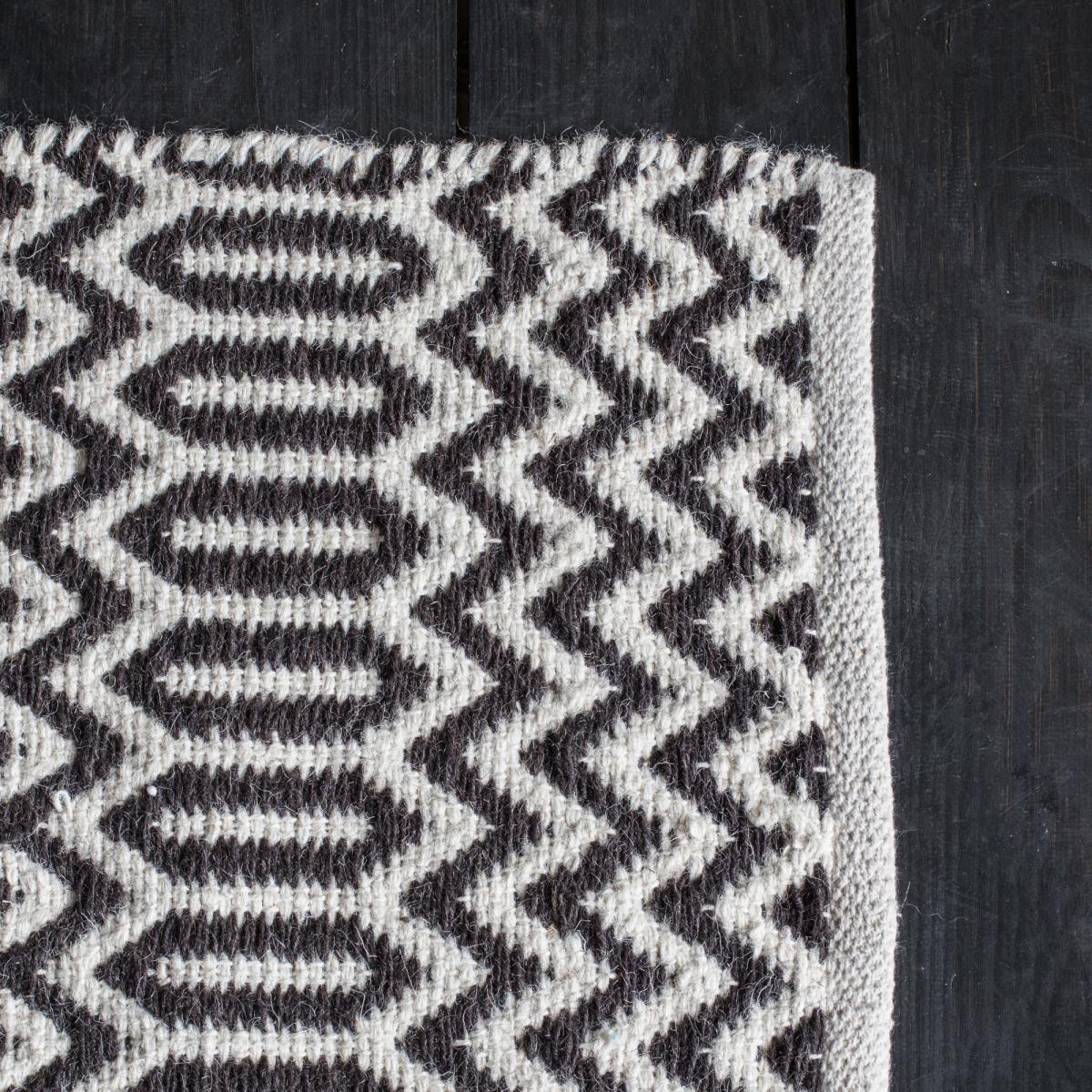 Kishan Rug Black and white – image 4