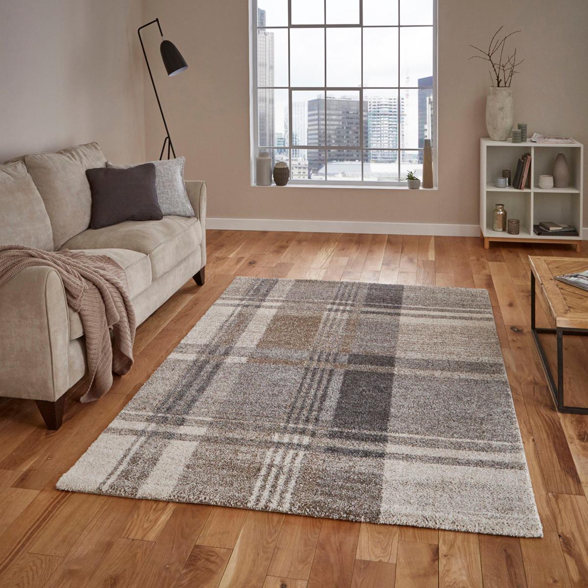 Beige and Grey Elegant 4892 Rug Grey/Natural – image 2