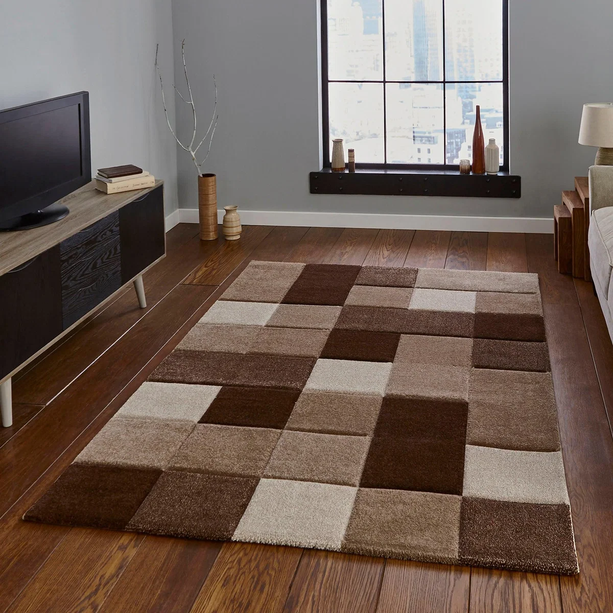 Brooklyn 646 Rug Brown – image 1