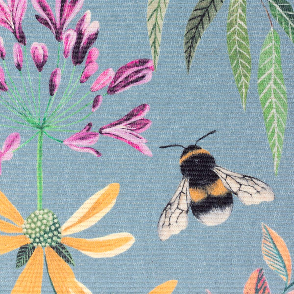 Wildflower Bee Washable Indoor Outdoor Rug MultiColoured – image 2