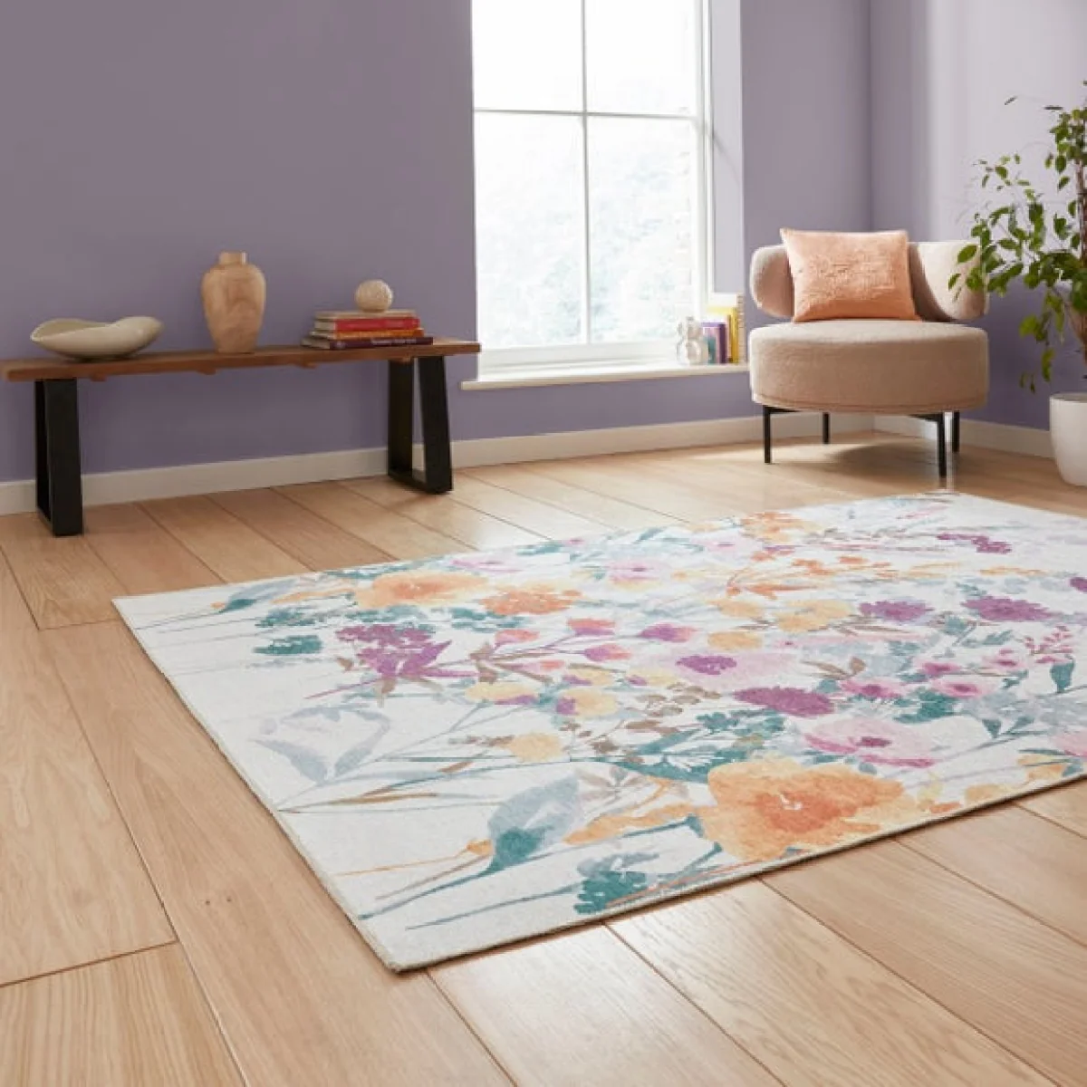 Catherine Lansfield Country Floral Rug – image 6