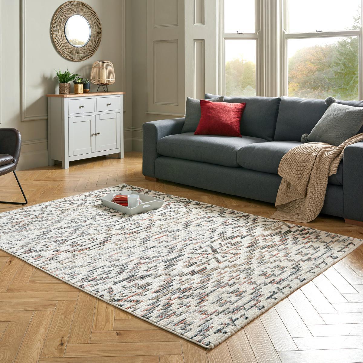 Ryder Rug Brown, Grey and White – image 2