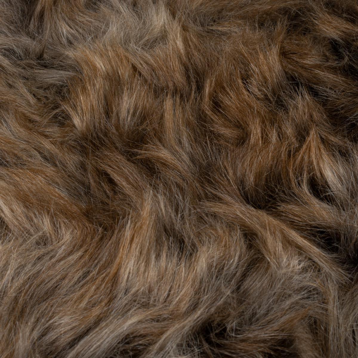 Siberia Faux Sheepskin Rug Siberia Brown – image 3