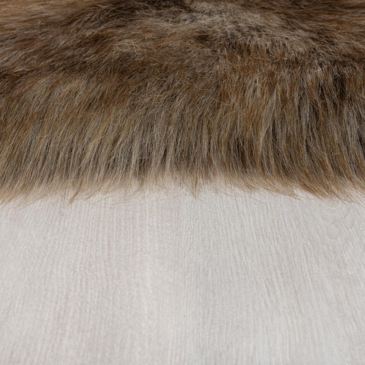 Siberia Faux Sheepskin Rug Siberia Brown – image 4