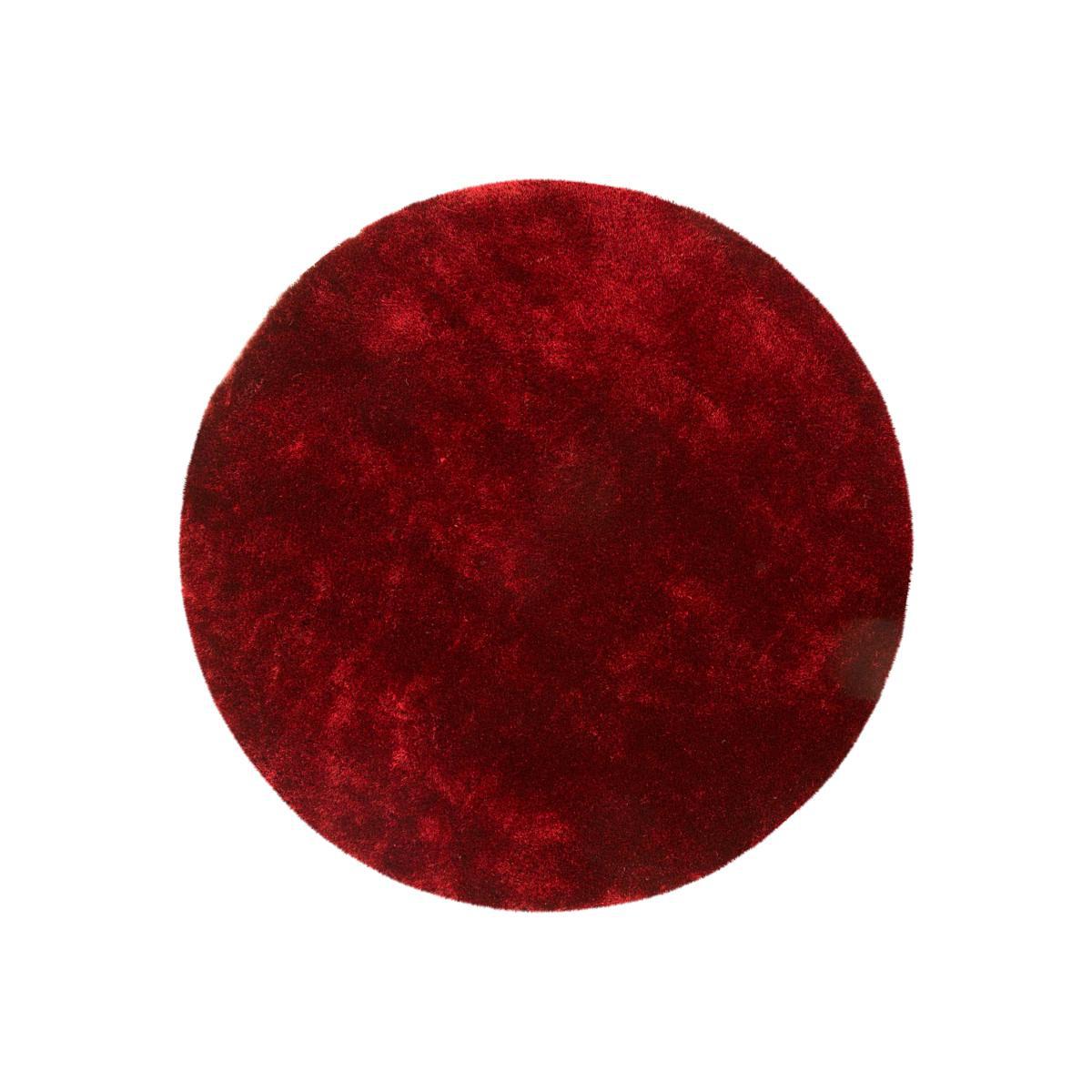 Indulgence Circle Shaggy Rug Indulgence Wine (Red) – image 1