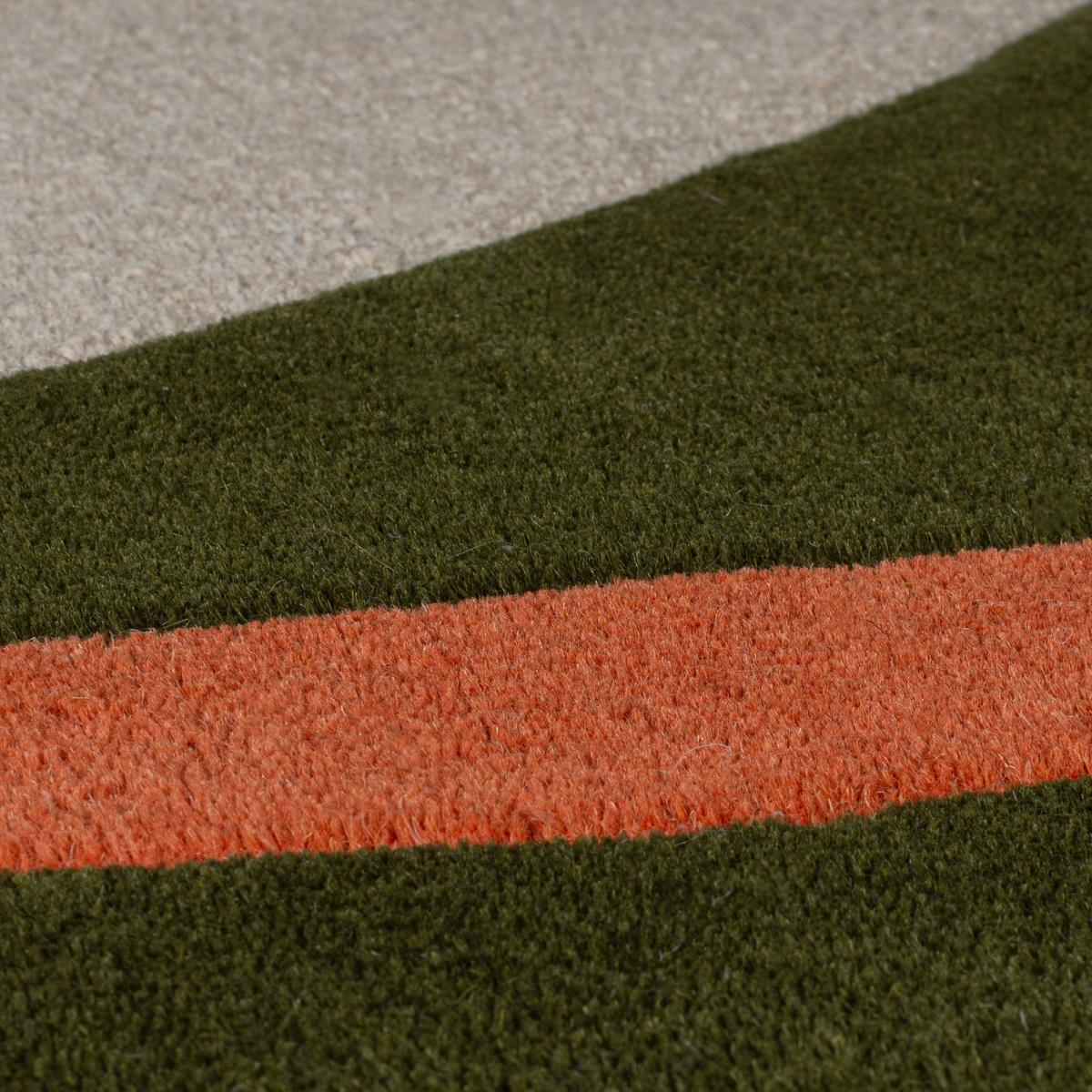 Elements Lokke Wool Rug Olive – image 3