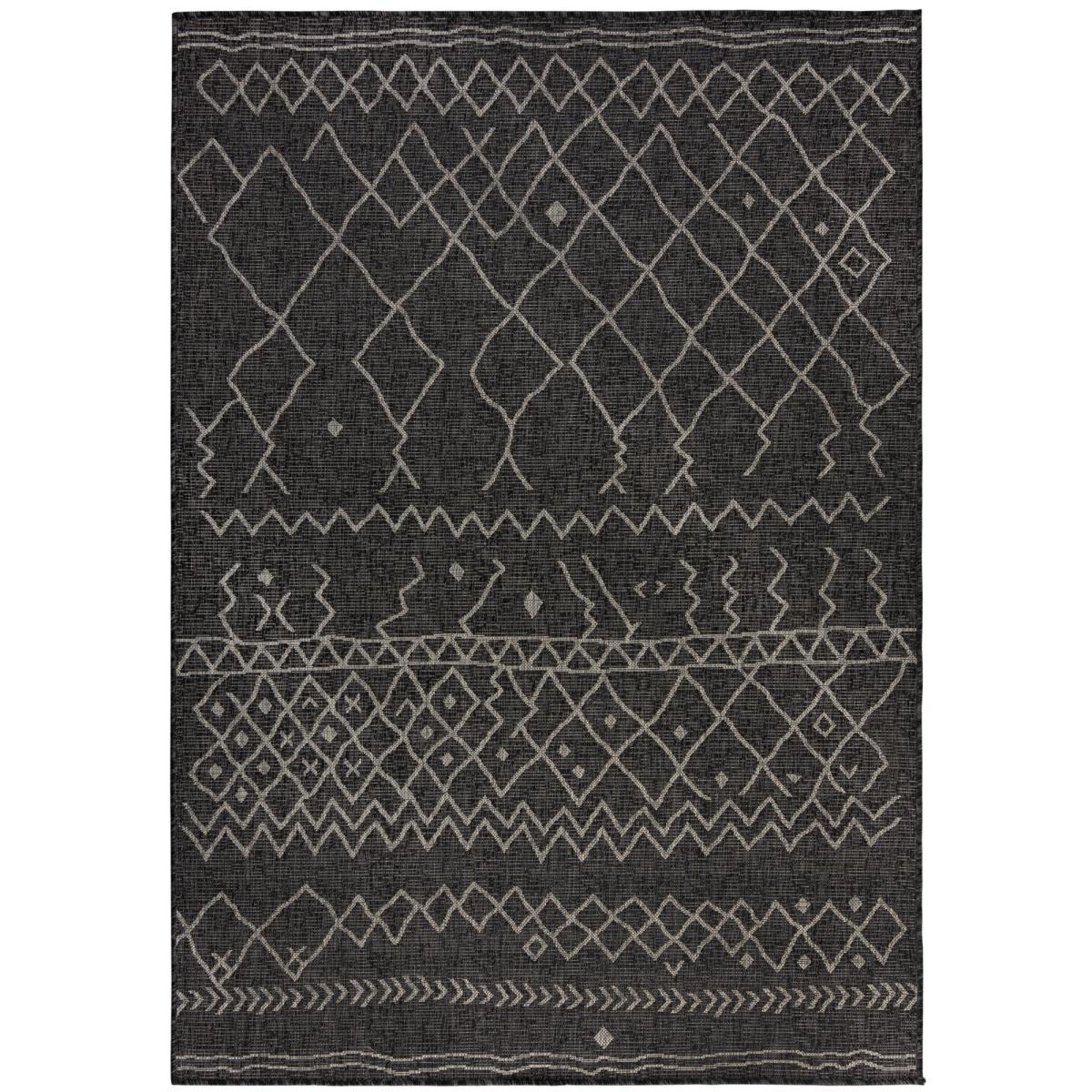 Ziri Berber Indoor Outdoor Rug Ziri Berber Black and Grey – image 2