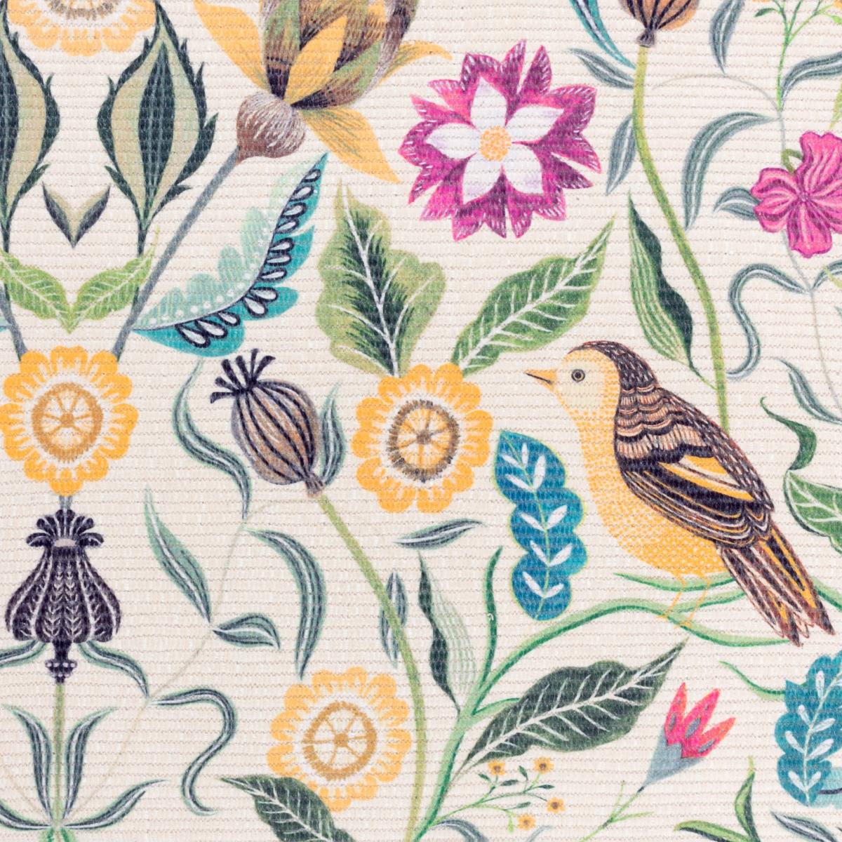 Meadow Bird Washable Indoor Outdoor Rug MultiColoured – image 2