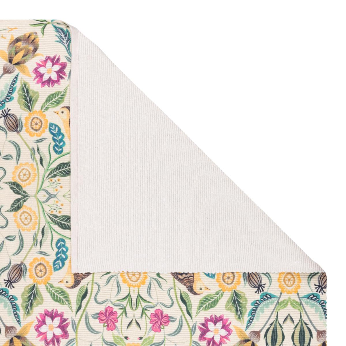 Meadow Bird Washable Indoor Outdoor Rug MultiColoured – image 3