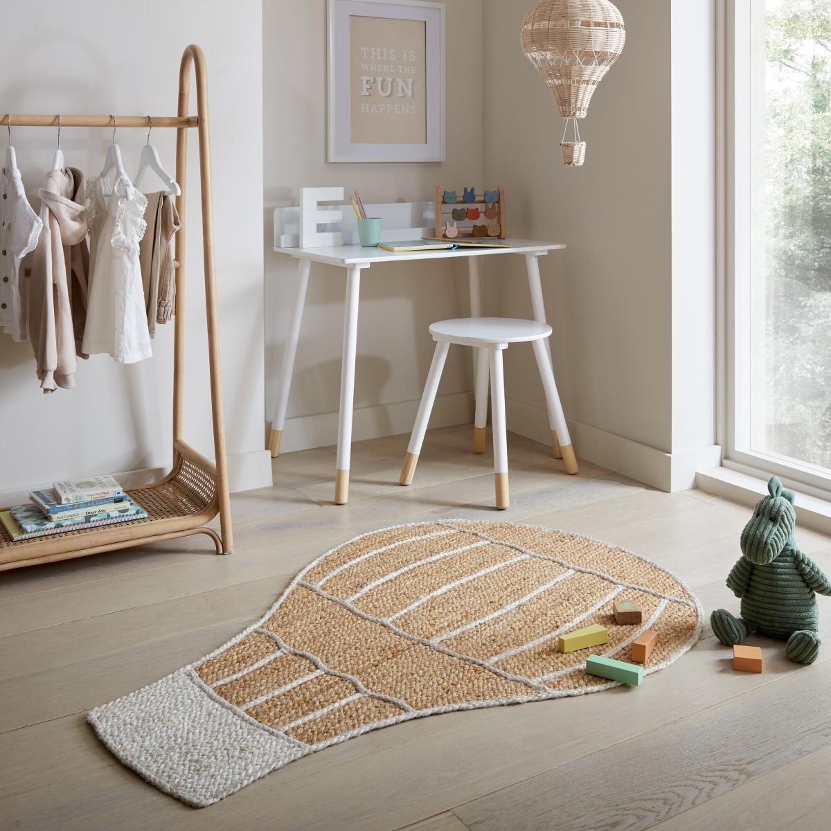 Hot Air Balloon Jute Rug Natural – image 2