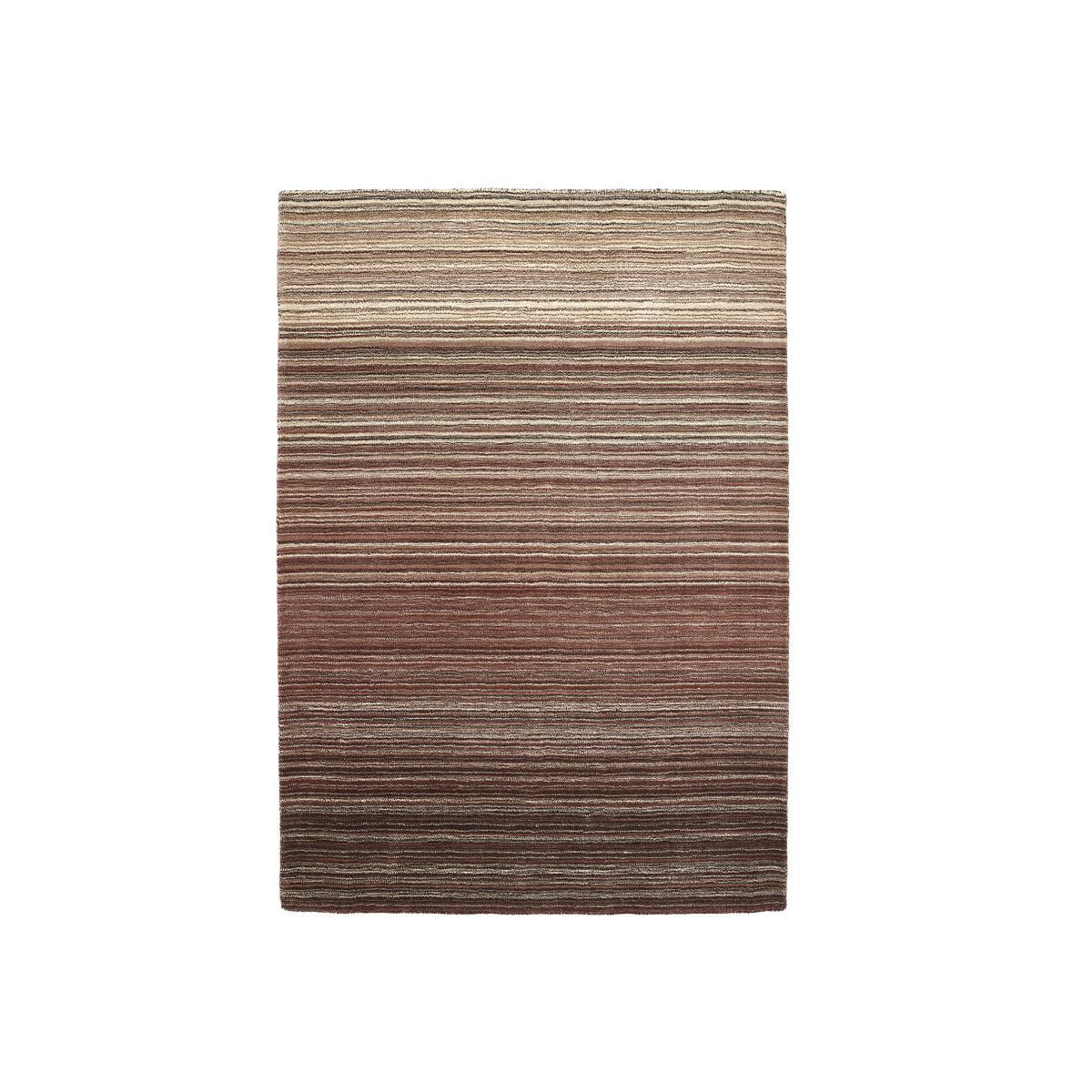 Fine Stripes Rug Brown/Natural – image 1