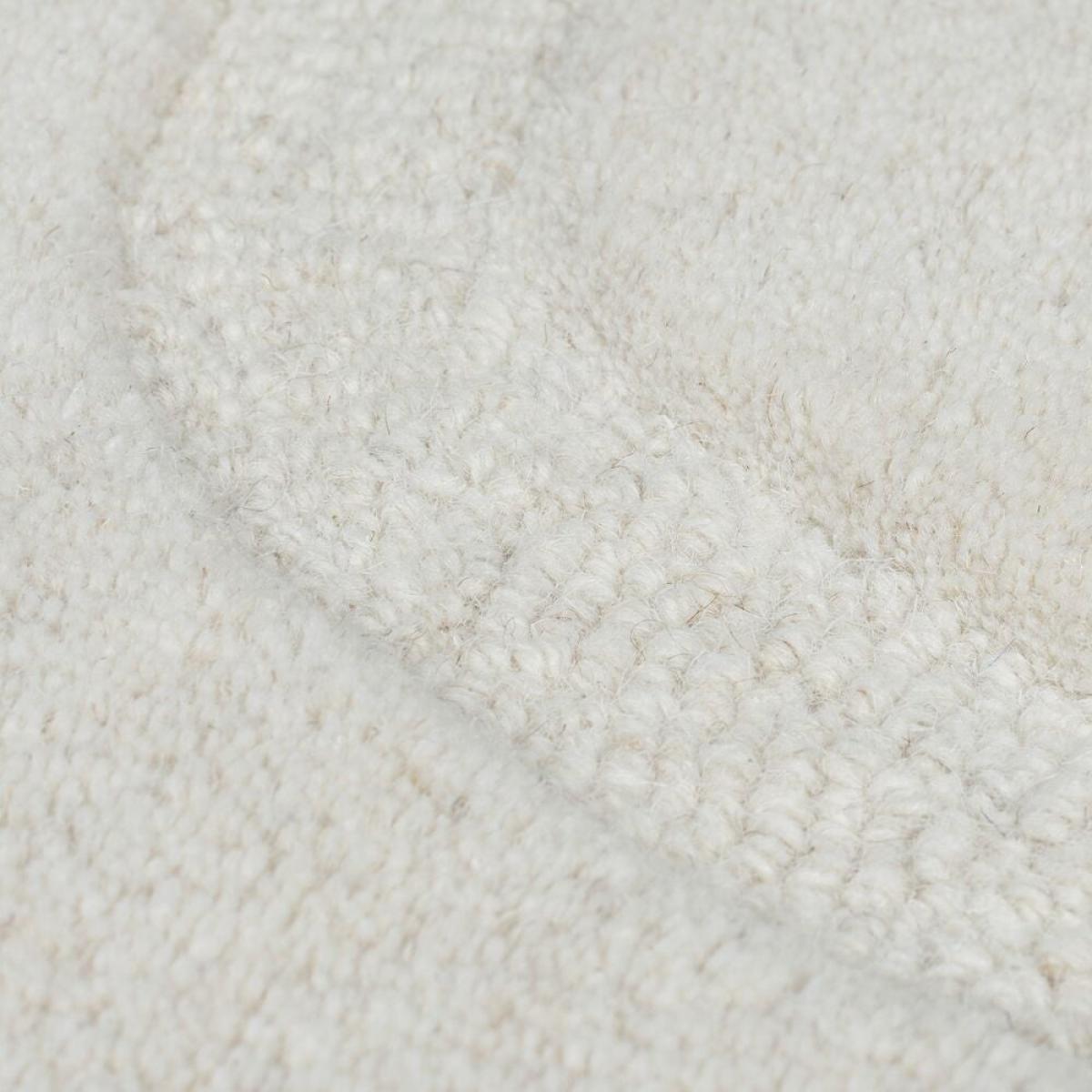 Elements Wigley Wool Round Rug Cream – image 2