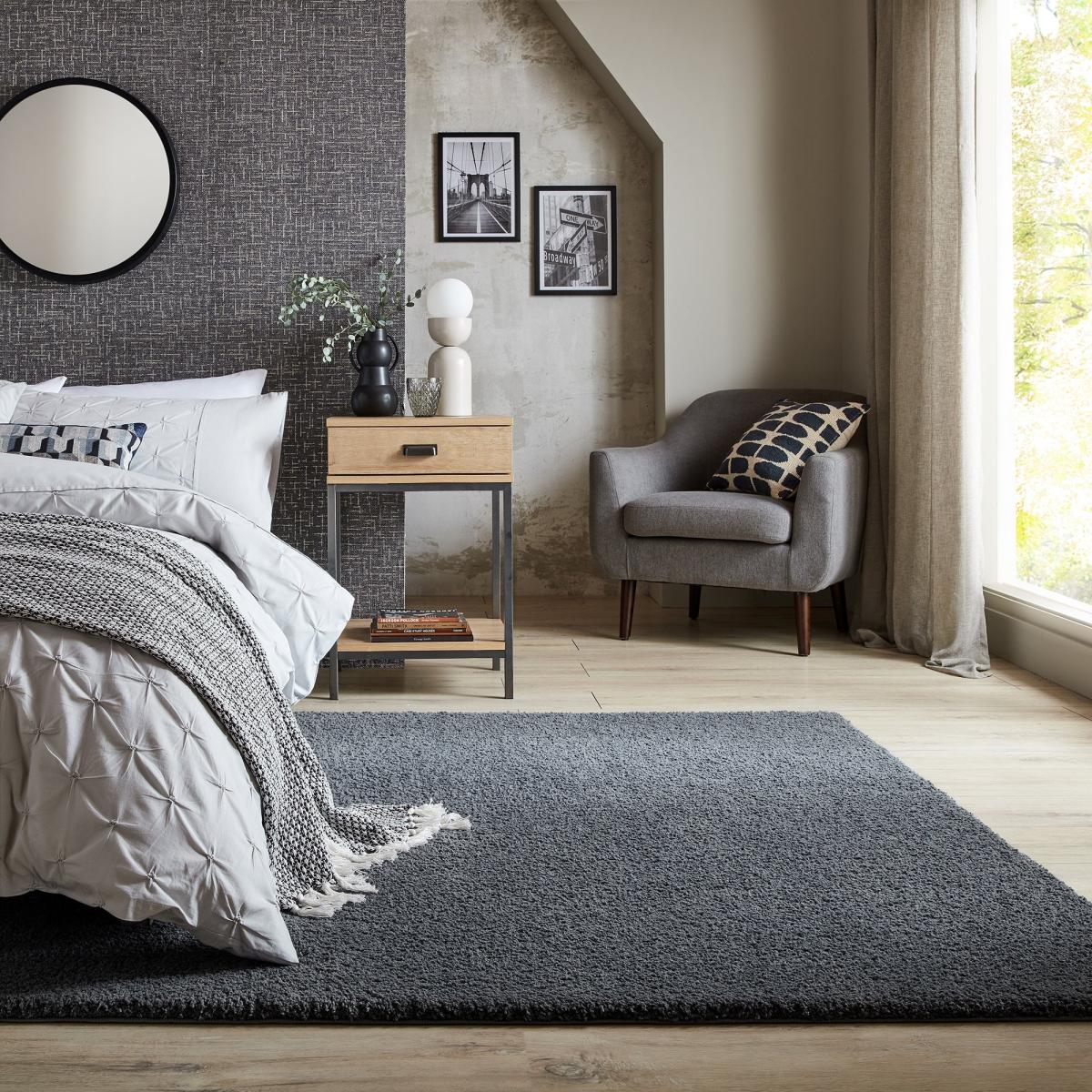 Snuggle Washable Rug Snuggle Grey – image 2