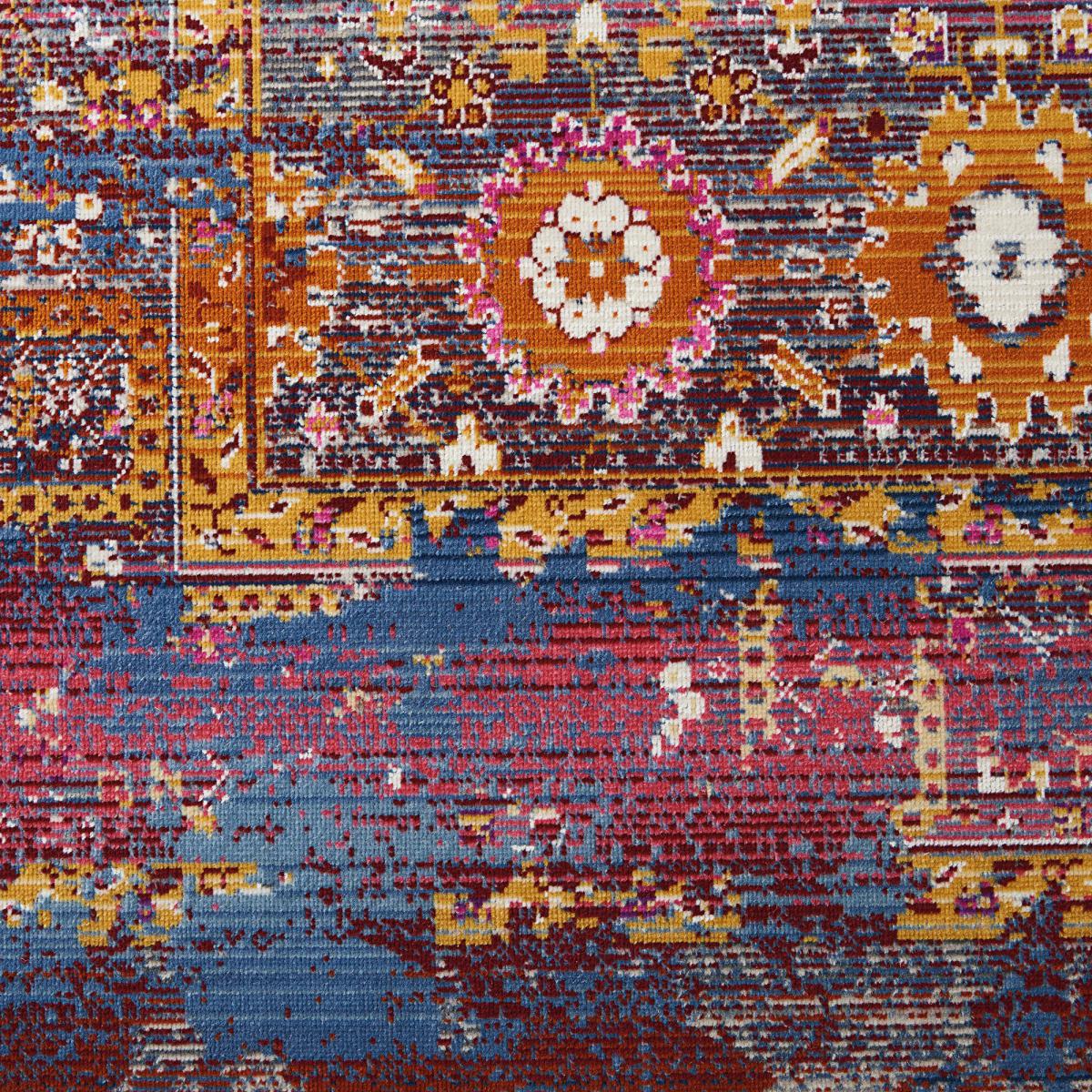Vintage Kashan 3 Rug Red – image 4