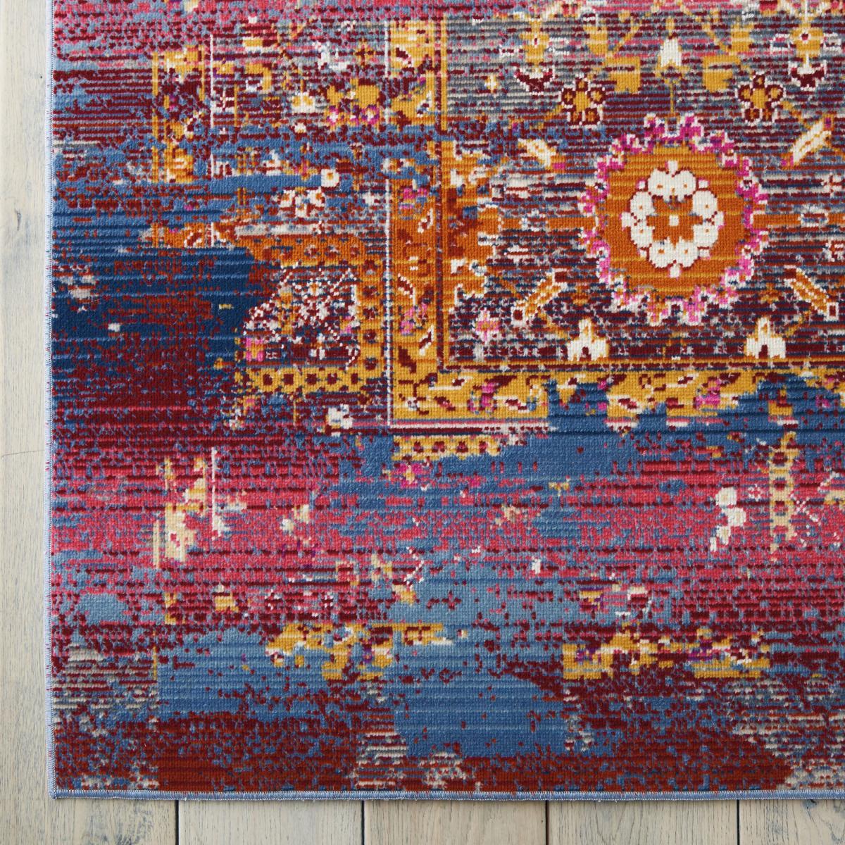 Vintage Kashan 3 Rug Red – image 6