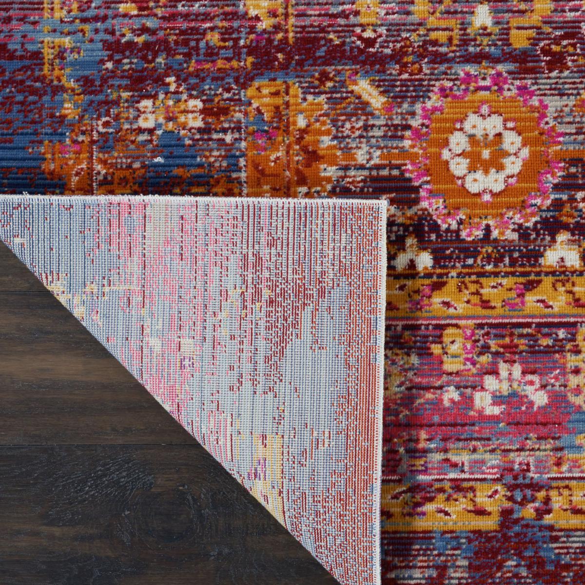 Vintage Kashan 3 Rug Red – image 7