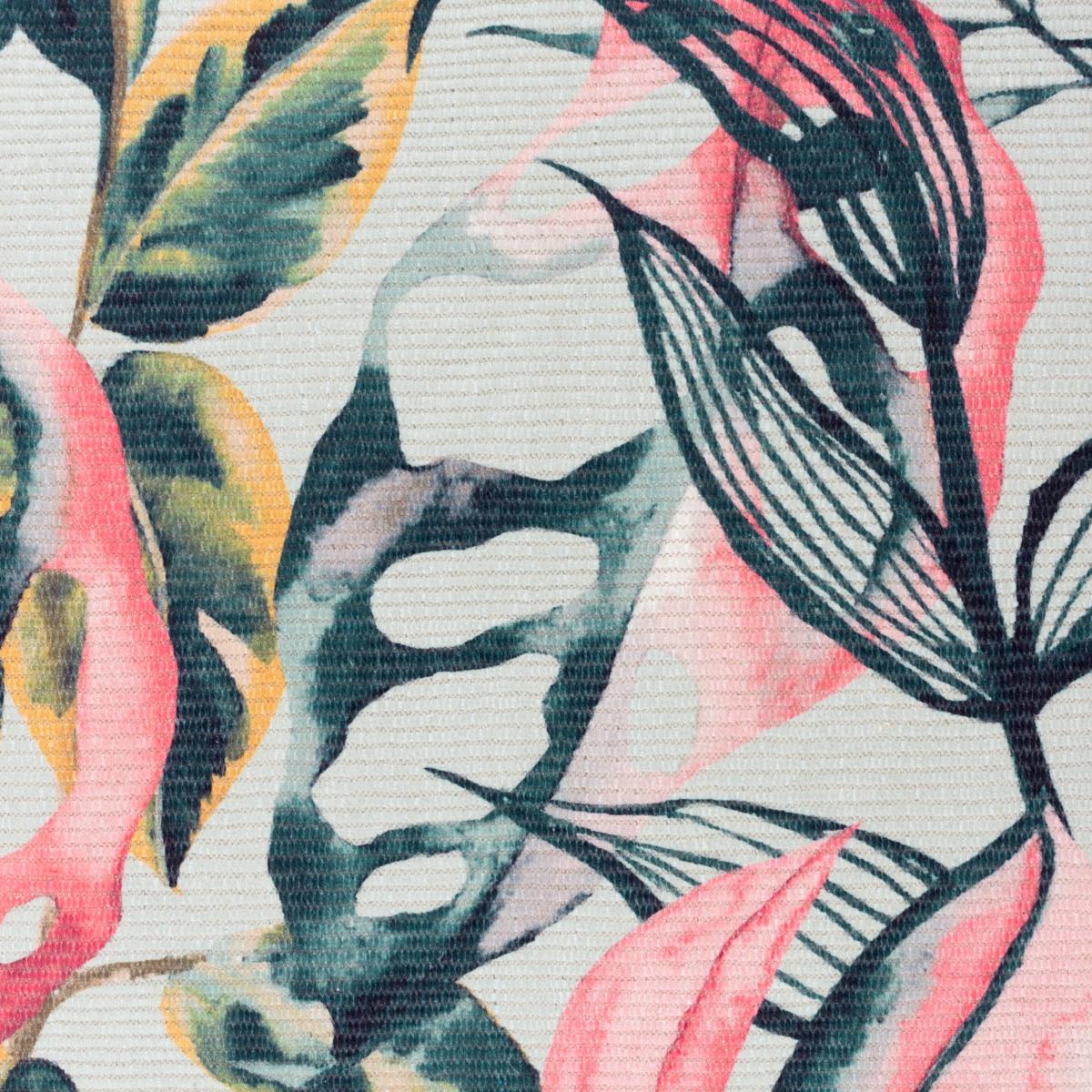 Palm Print Washable Indoor Outdoor Rug MultiColoured – image 2