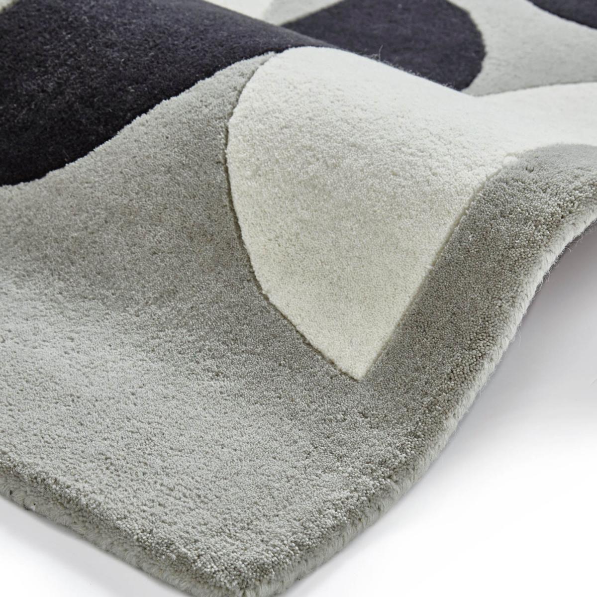 Grey Inaluxe Composition Rug Grey – image 3
