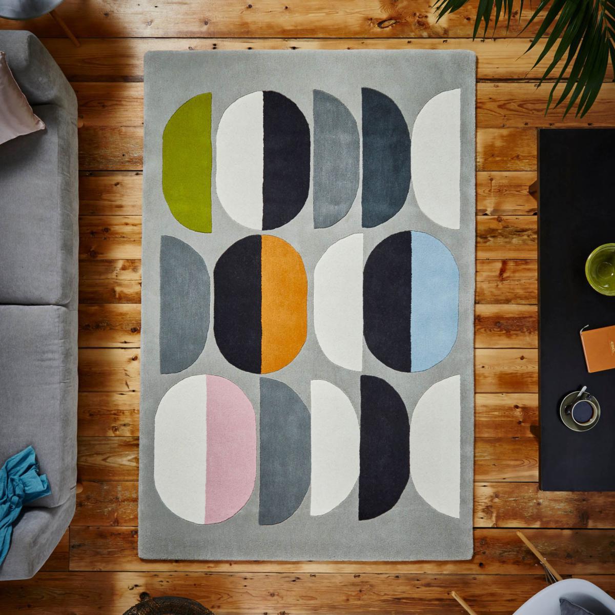 Grey Inaluxe Composition Rug Grey – image 4