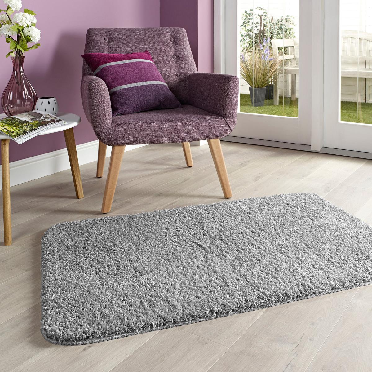 Marvel Shaggy Washable Rug Olive (Green) – image 2