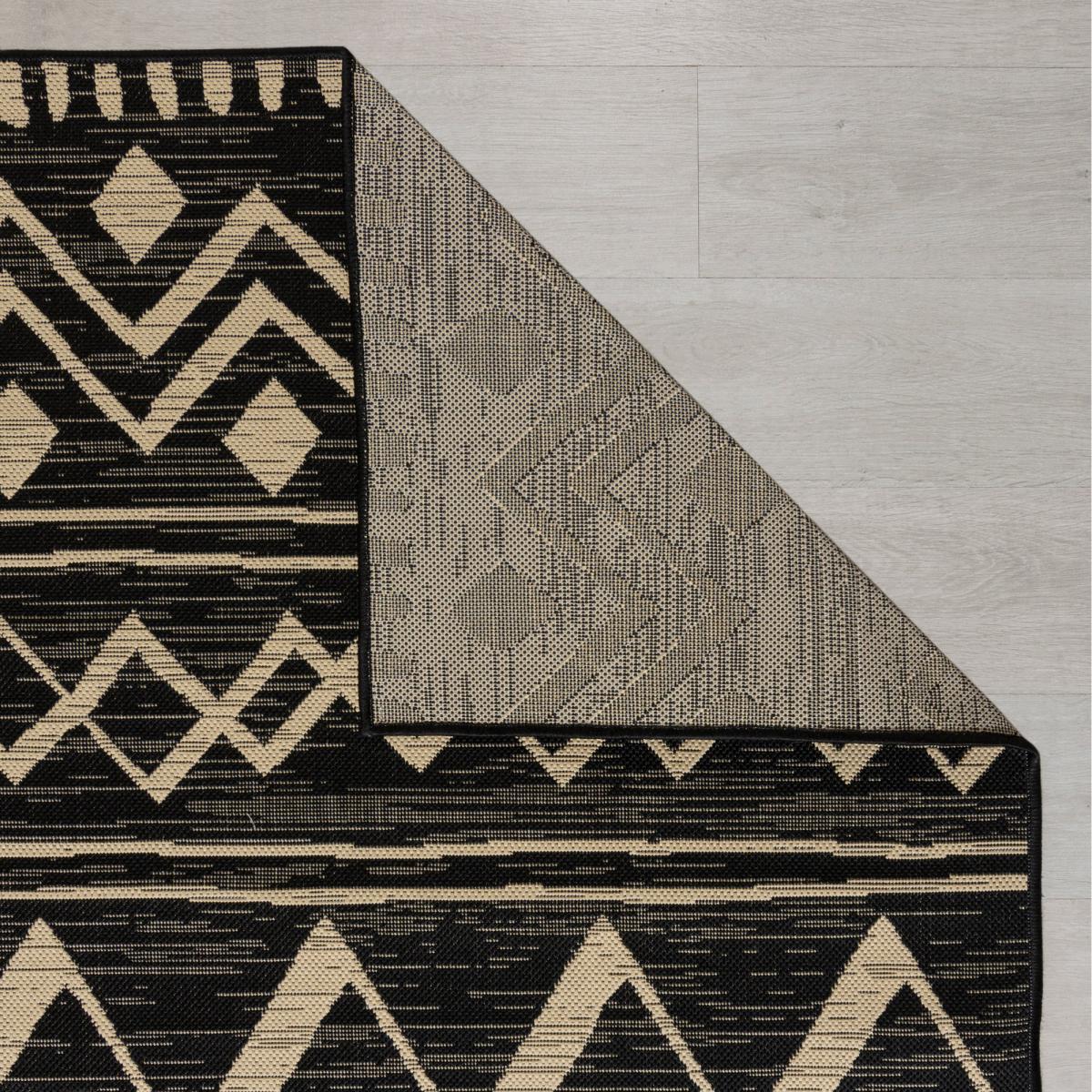 Souk Indoor Outdoor Rug Souk Black and Beige – image 5